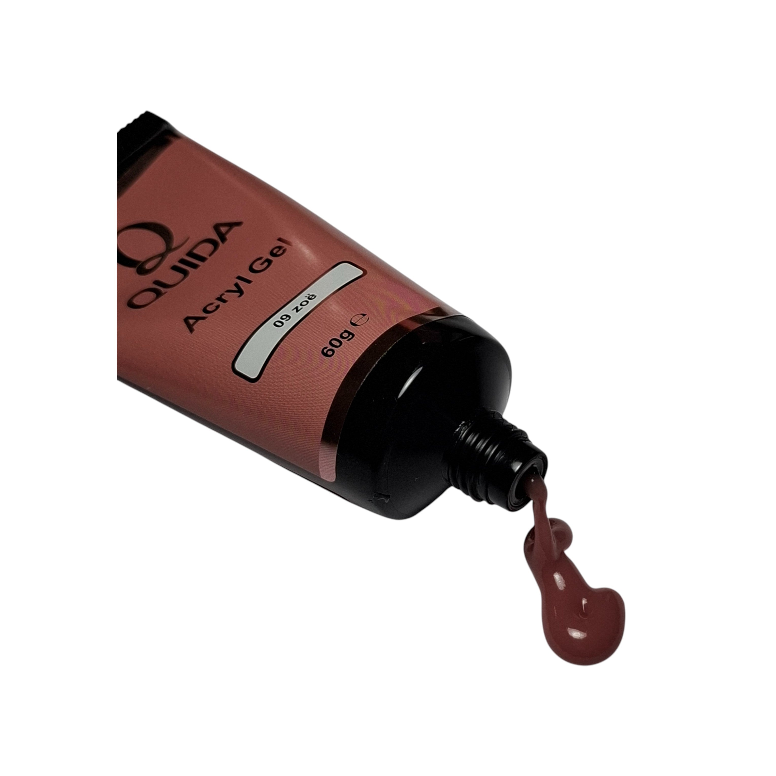 Acrylgel Zoë #09 – Gedempte Roze-Bruine Taupe met Koele Grijze Ondertoon