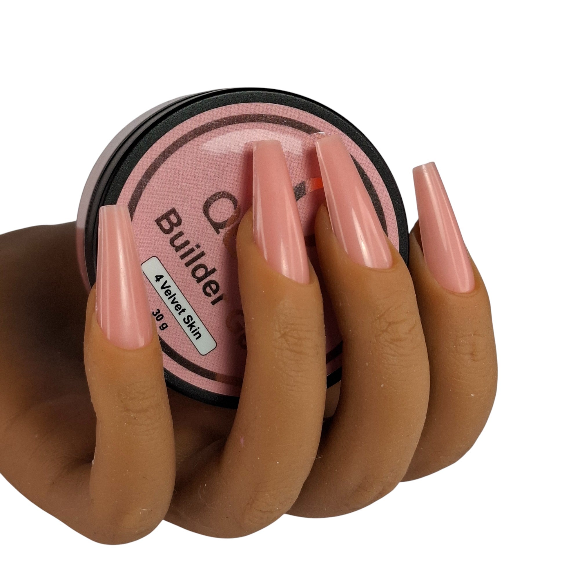 Quida Builder Gel Velvet Skin #004 - Warme Terracotta Hard Gel voor BIAB & Nude Nagels