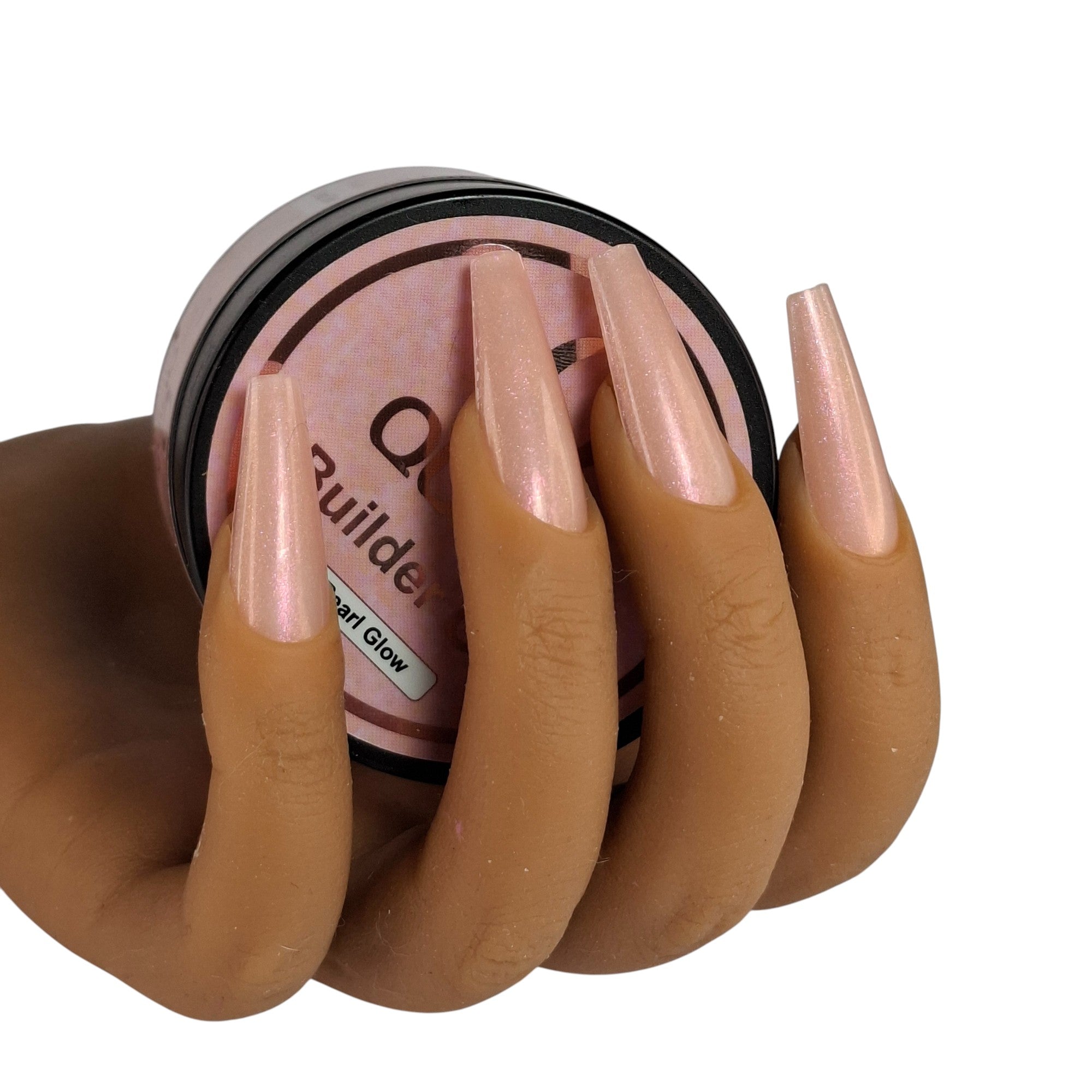 Quida Builder Gel Pearl Glow #005 - Parelmoer Shimmer Hard Gel voor BIAB & Bridal Nagels