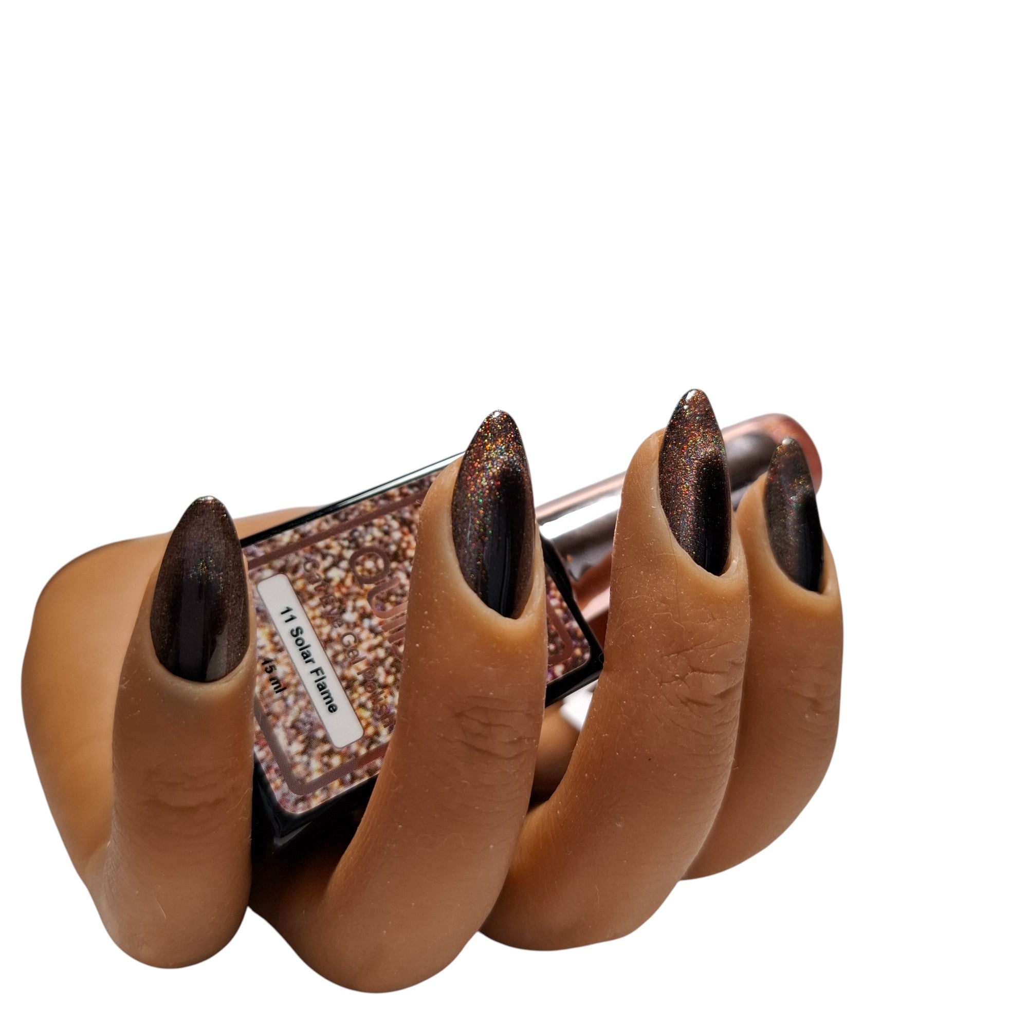 Cat eye Gel polish Solar Flame #11
