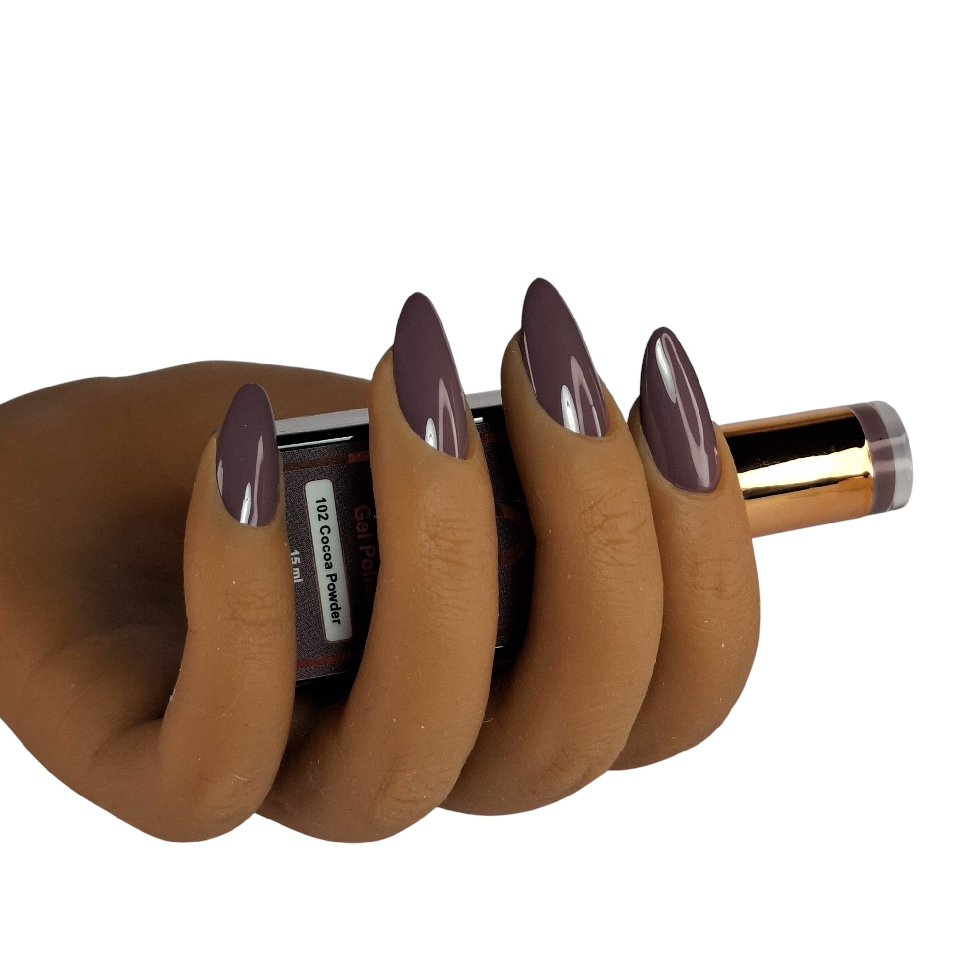 Gel Polish Cocoa Powder #102 – Koele Bruinlila Gel Nagellak