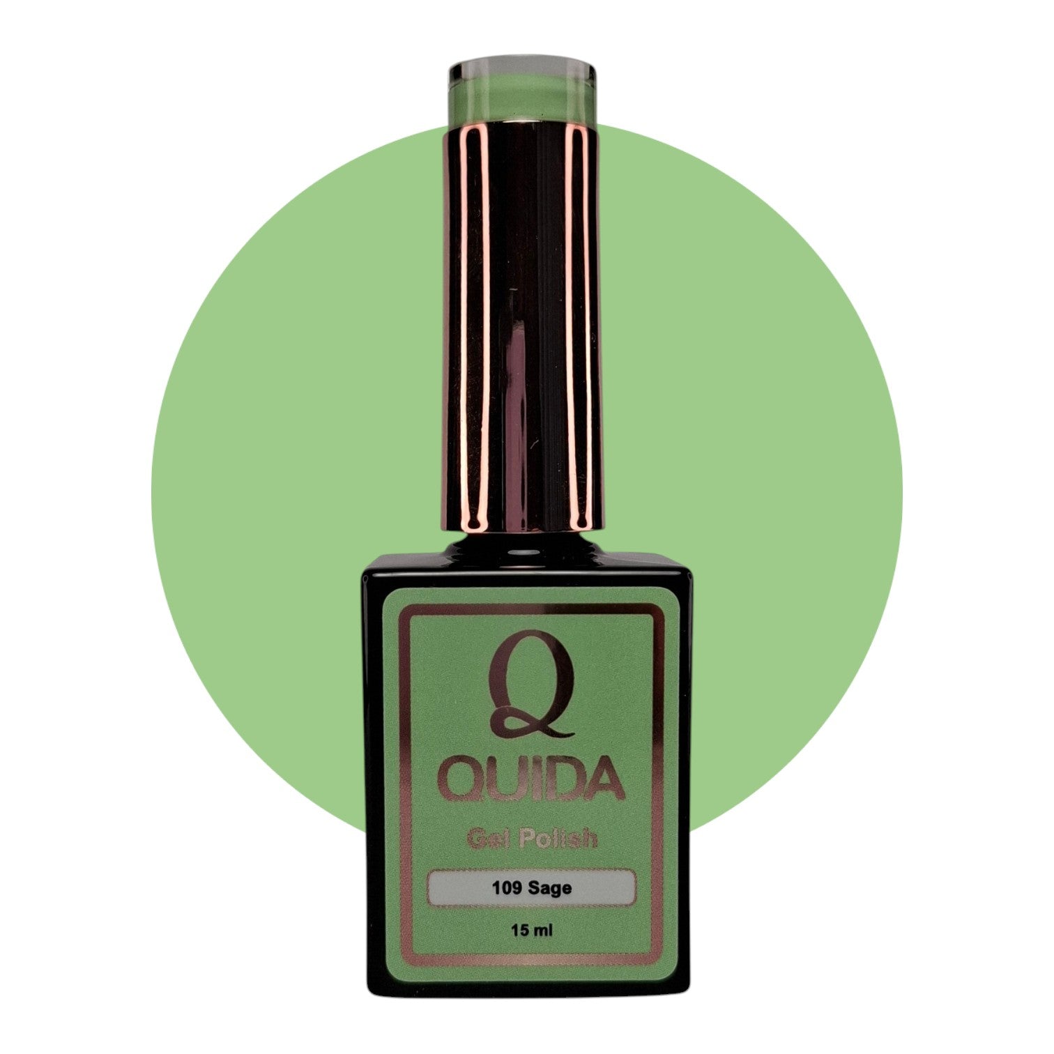 Gel Polish Sage #109 – Zachte Saliegroene Gel Nagellak