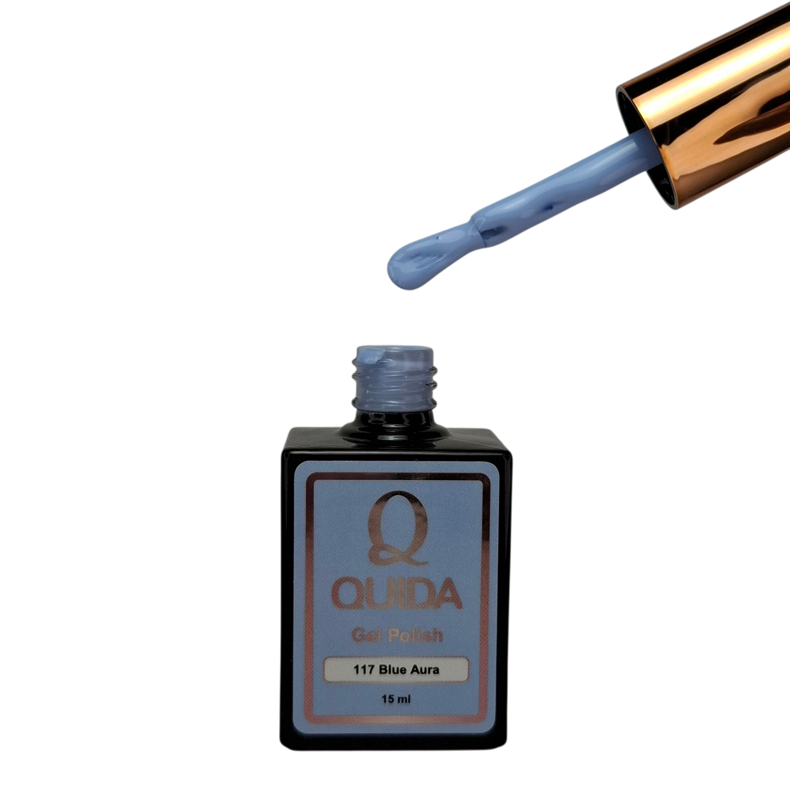 Gel Polish Blue Aura #117 – Luchtige Pastelblauwe Gel Nagellak