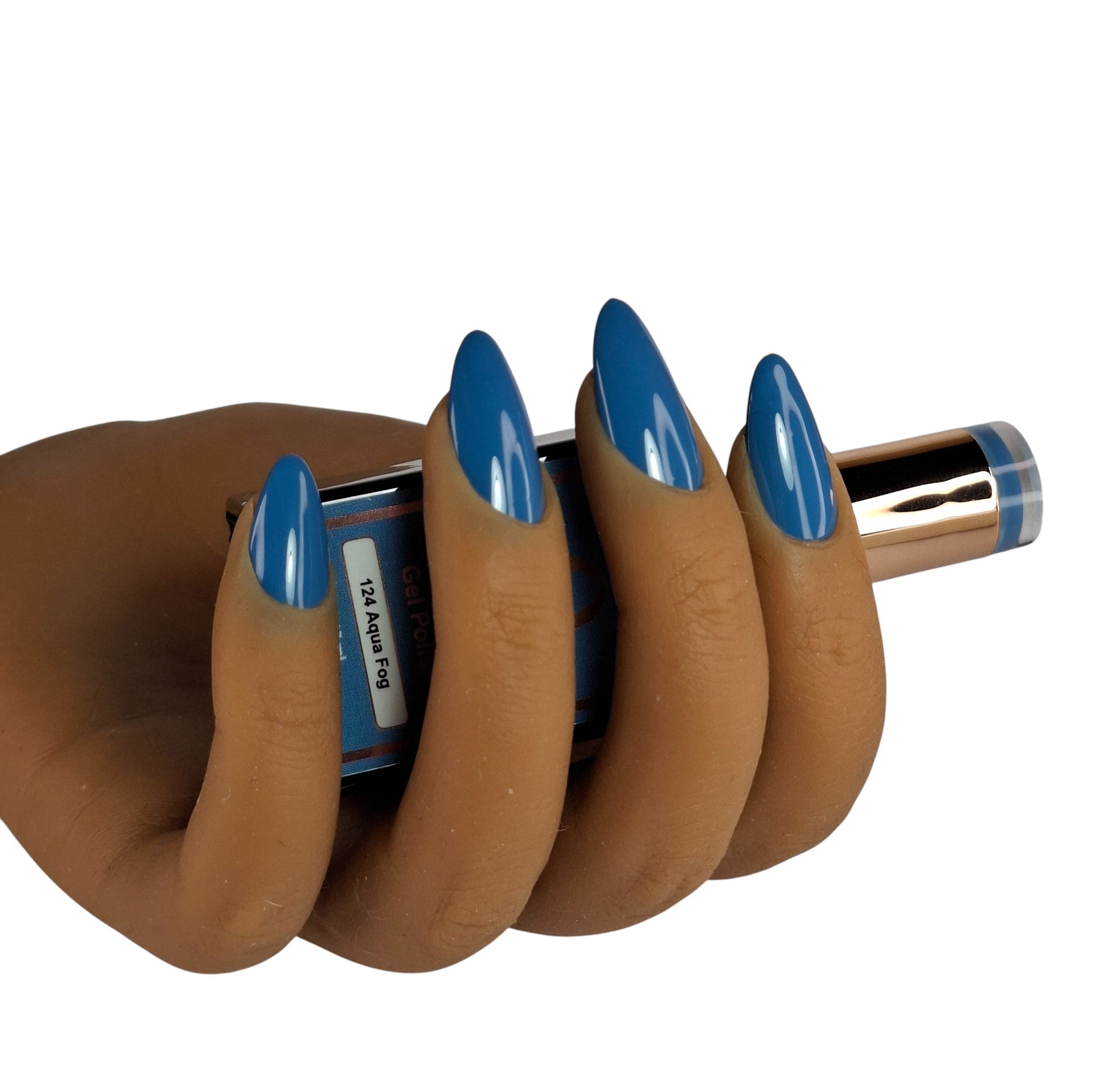 Gel Polish Aqua Fog #124 – Levendig Azuurblauw