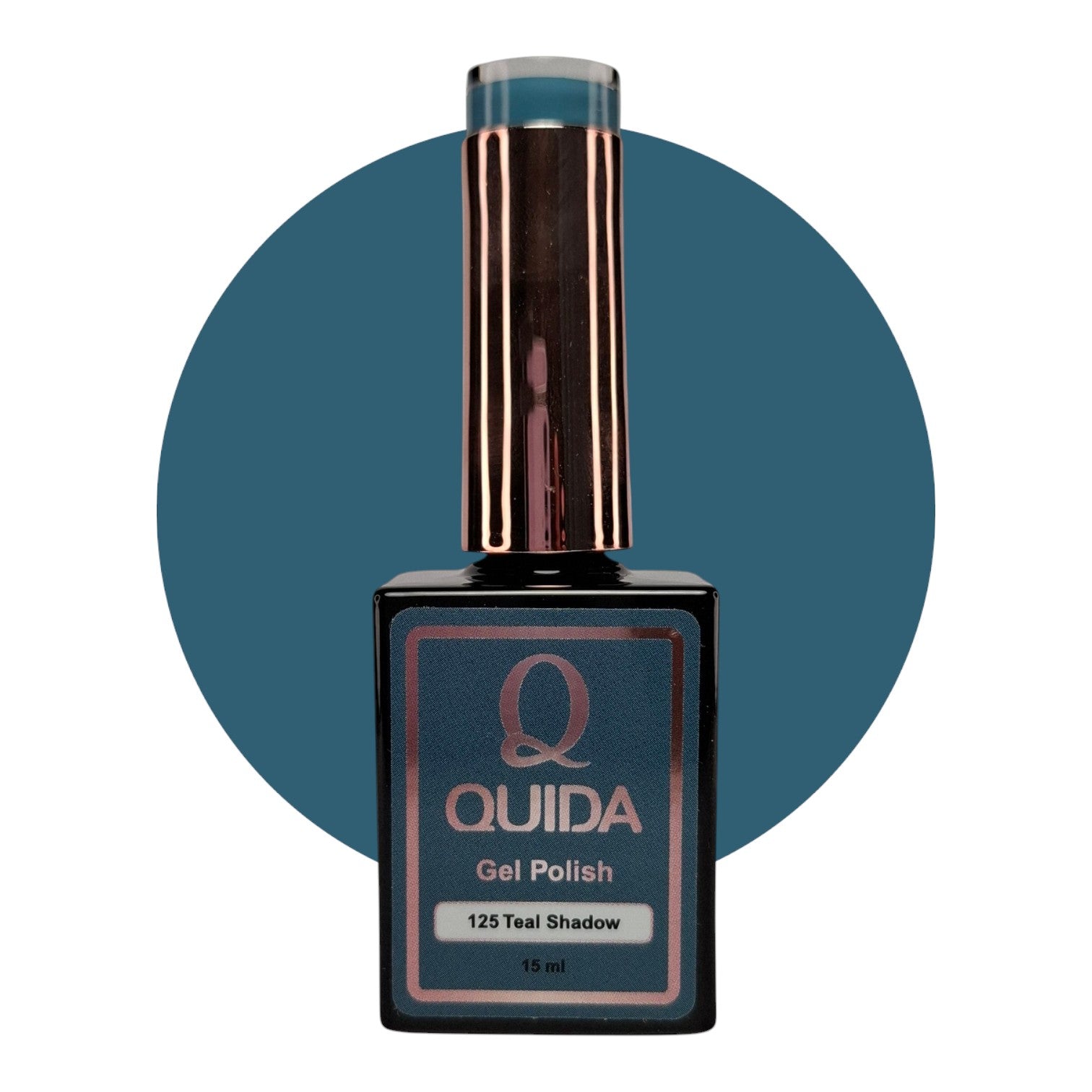 Gel Polish Teal Shadow #125 – Diep Tealblauwe Tint