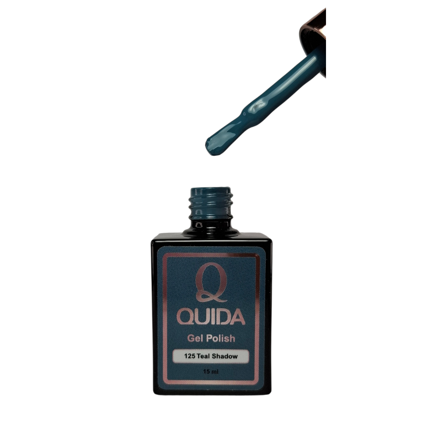 Gel Polish Teal Shadow #125 – Diep Tealblauwe Tint