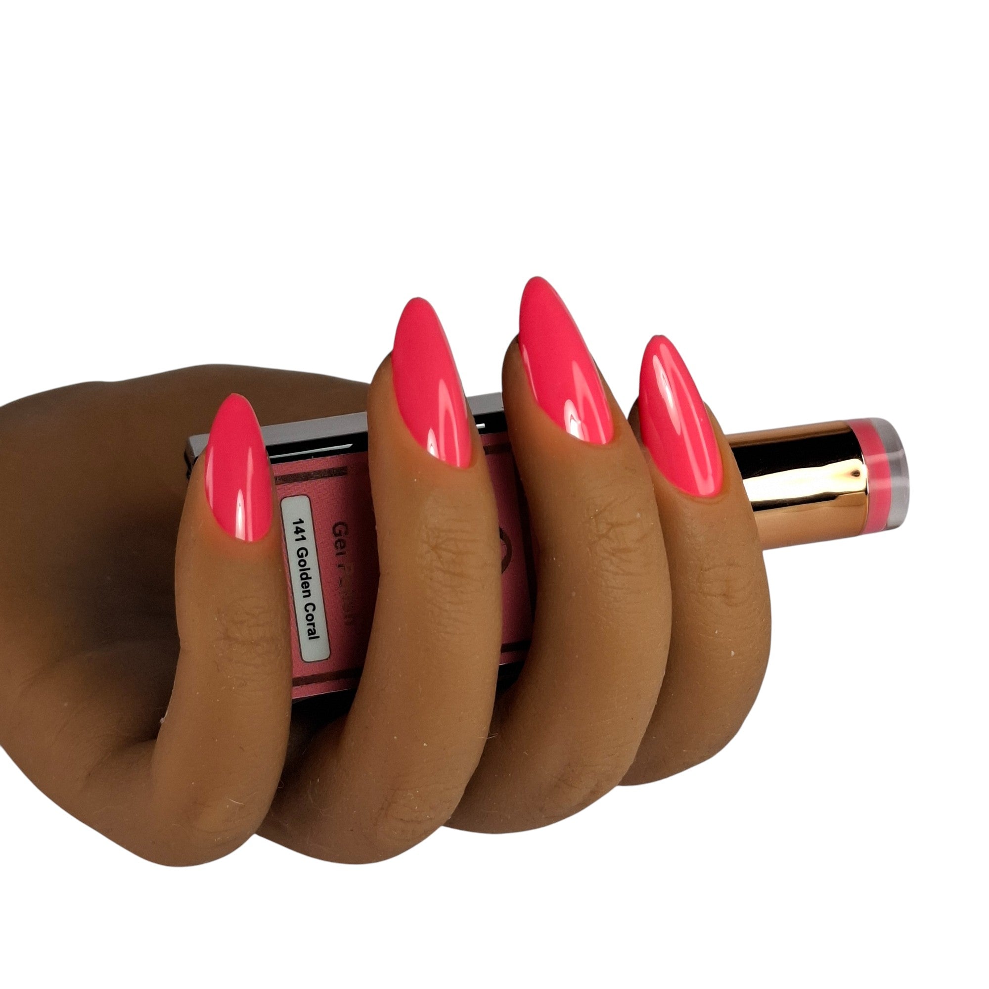 Gel Polish Golden Coral #141 – Intens Warm Fuchsiakoraal
