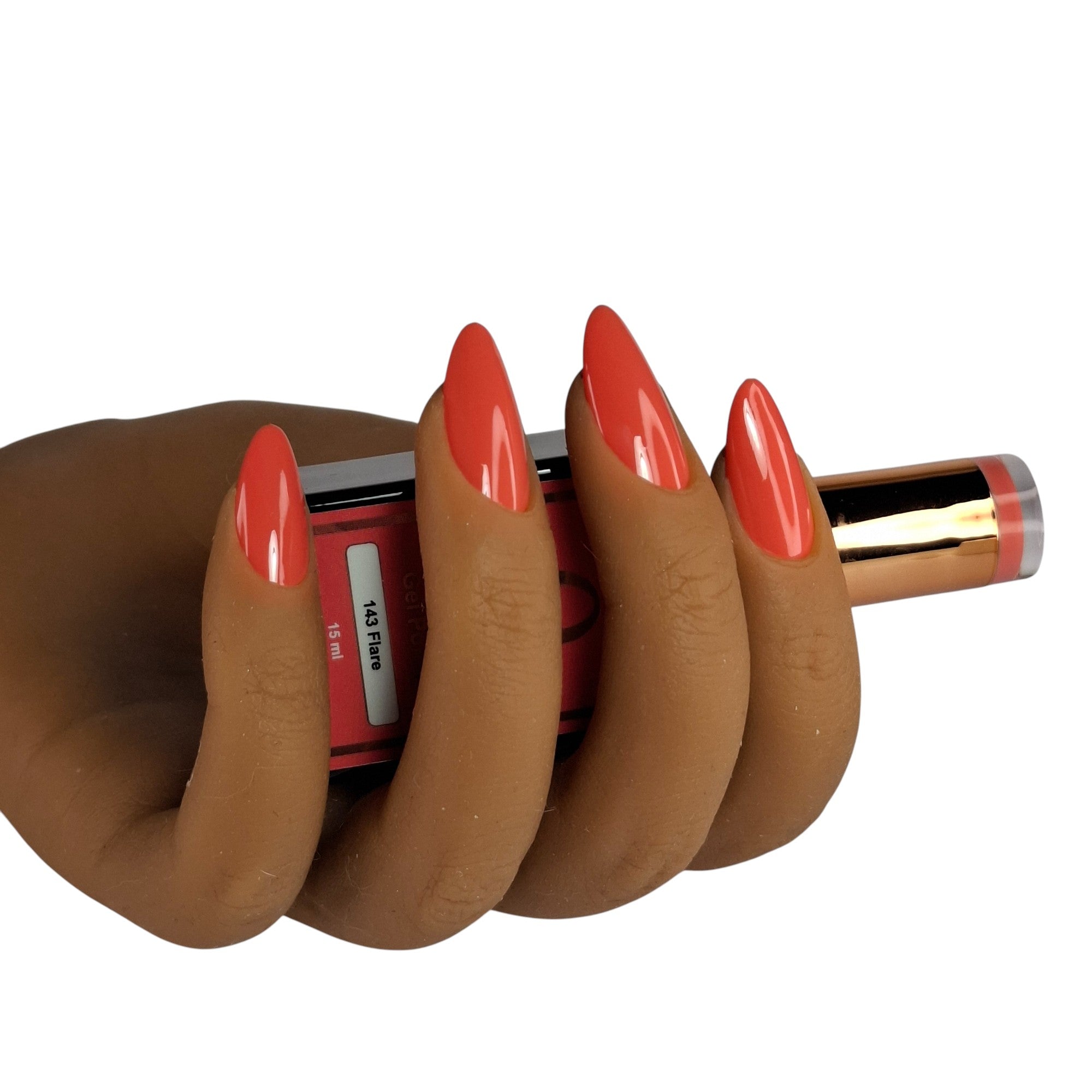 Gel Polish Flare #143 – Zonnig Oranje-Roze