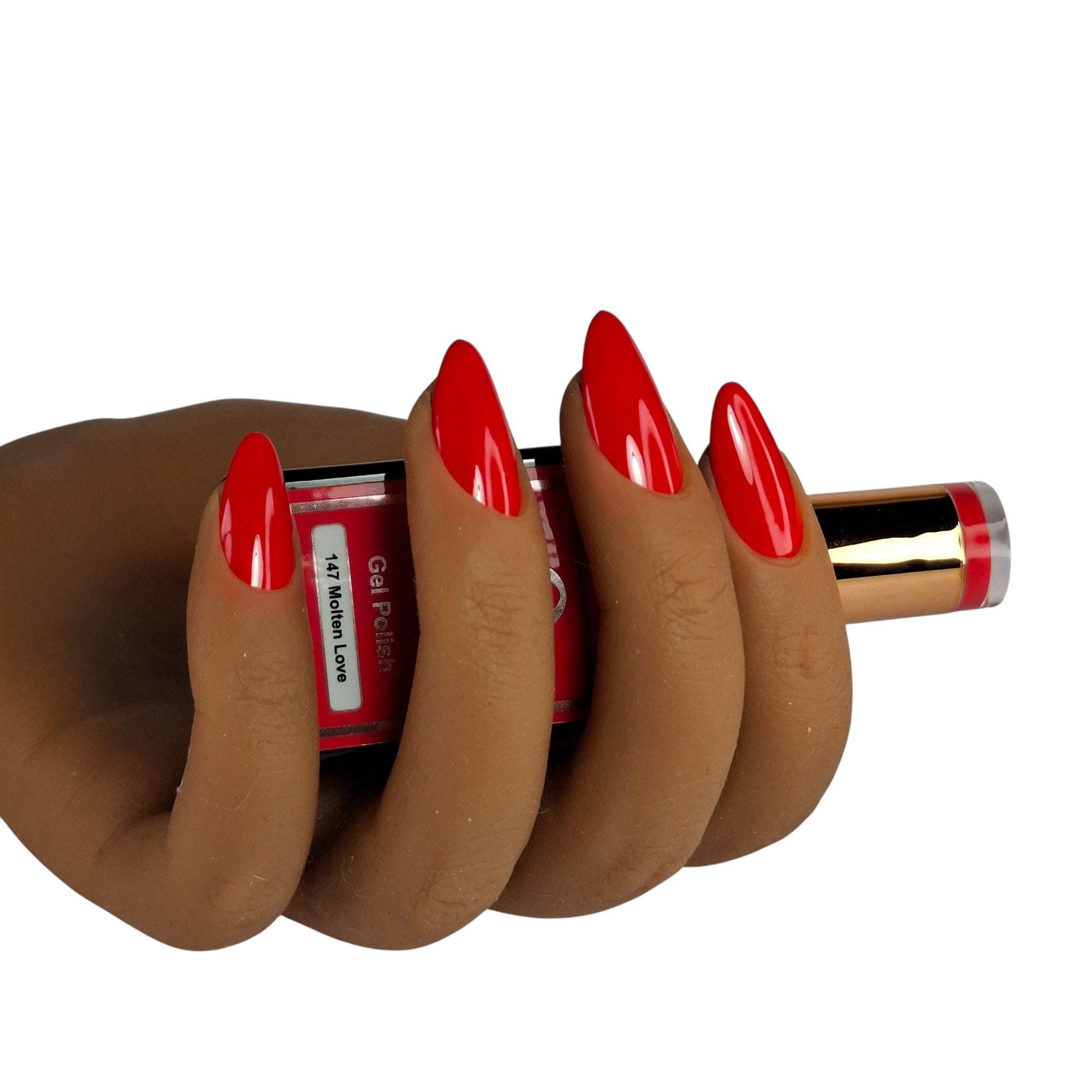 Gel Polish Molten Love #147 – Intens Vurig Rood