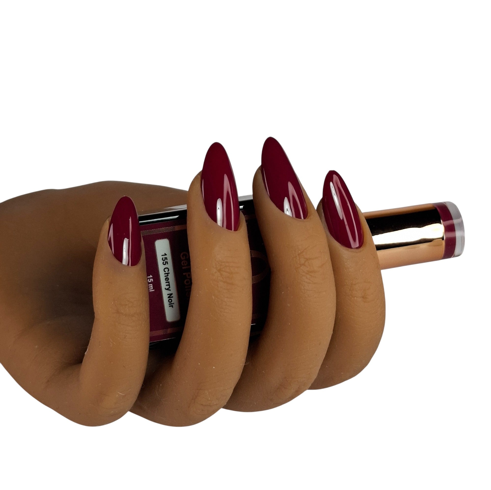 Gel Polish Cherry Noir #155 – Donker Kersenrood met Berry Touch