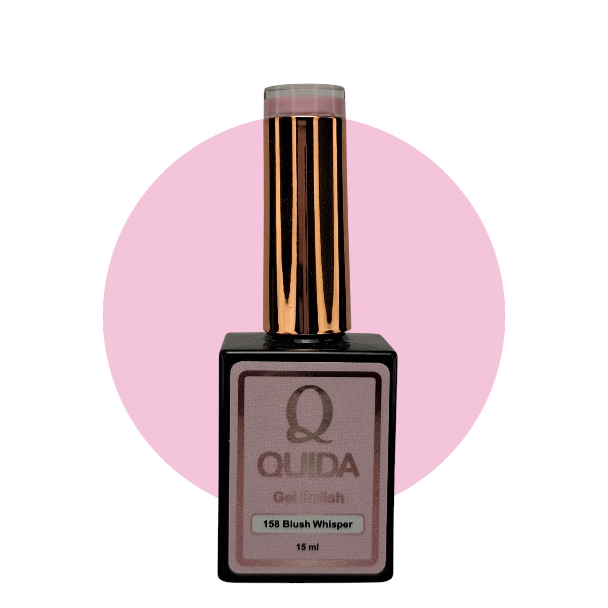 Gel Polish Blush Whisper #158 – Verfijnd Poederroze
