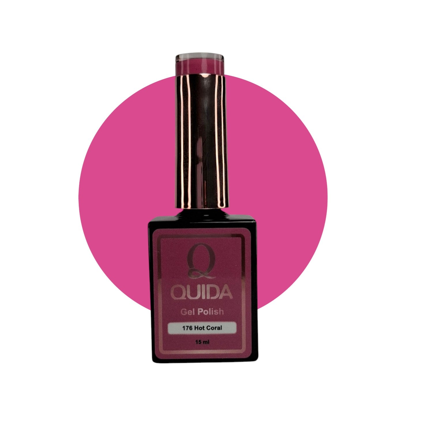 Gel Polish Hot Coral #176 – Zomerse Roze-Paarse Tint