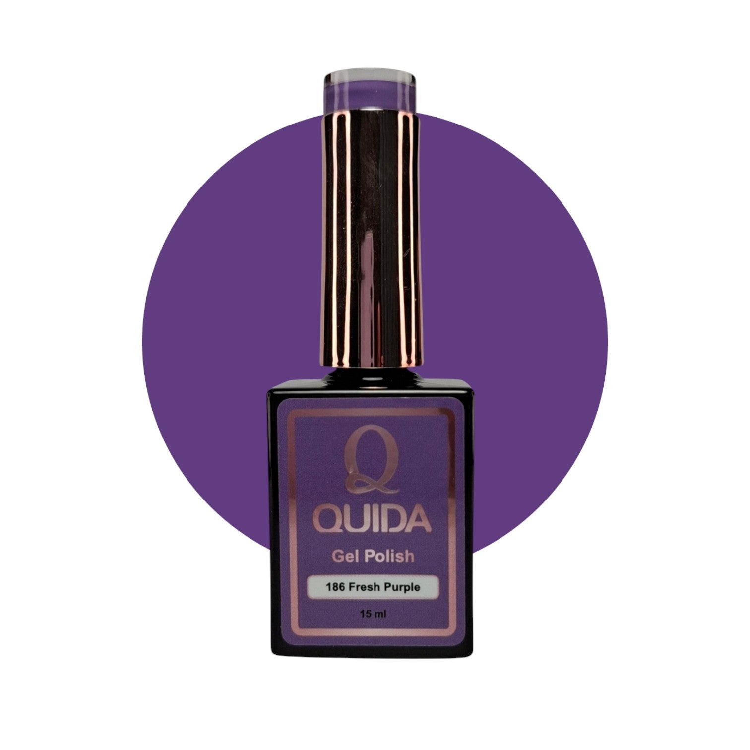 Gel Polish Fresh Purple #186 – Fris & Vibrant Paars