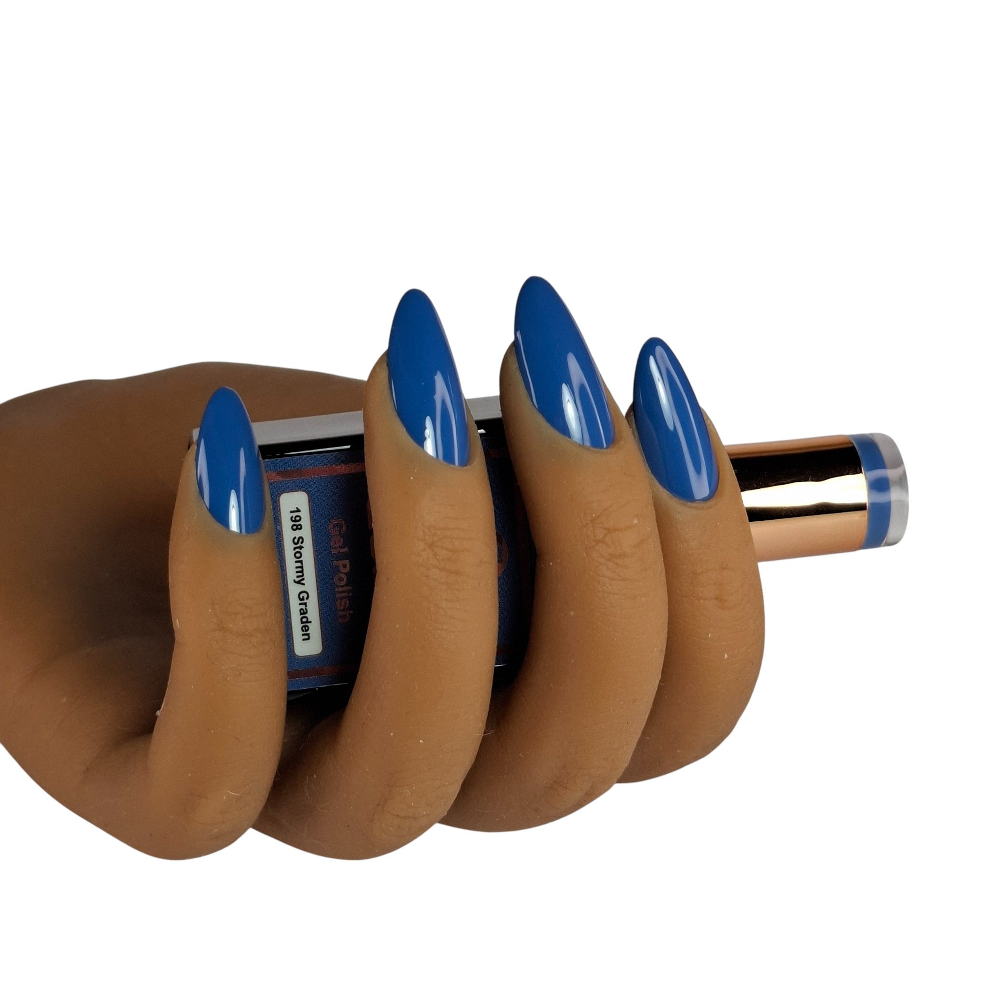 Gel Polish Stormy Graden #198 – Krachtig Kobaltblauw