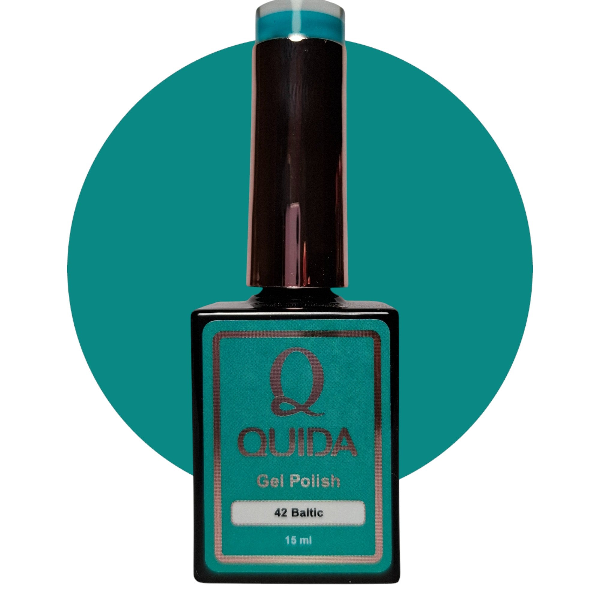 Gel Polish Baltic #42 – Diep Verzadigd Teal-Groen met Koele Blauwe Ondertoon