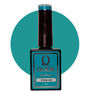 Gel Polish Deep Lake #43 – Helder Verzadigd Hemelsblauw met Cyaan Gloed