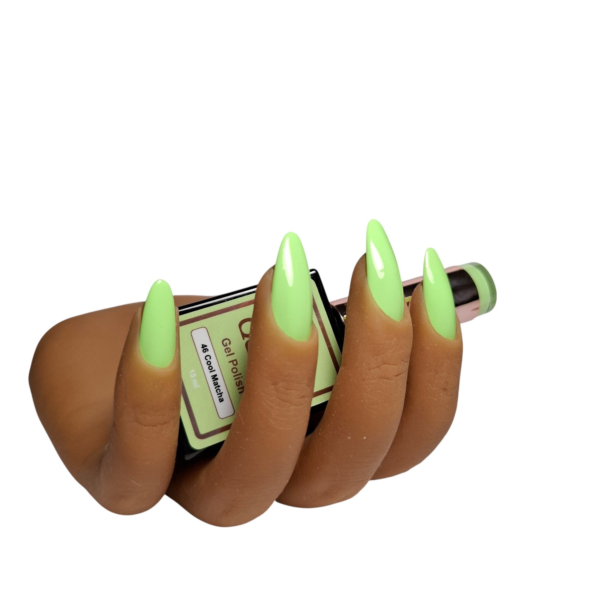 Gel Polish Cool Matcha #46 – Licht Helder Limoengroen met Zachte Gele Ondertoon