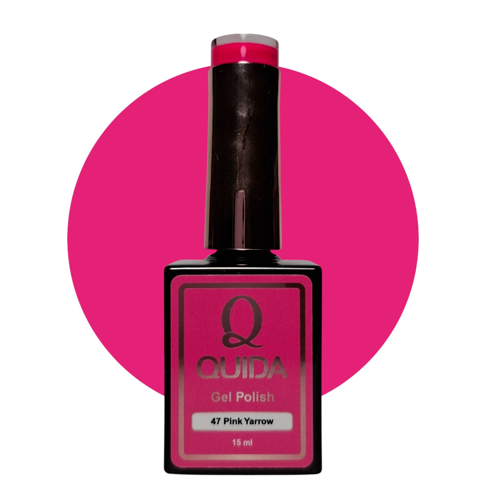 Gel Polish Pink Yarrow #47 – Diep Verzadigd Magenta-Roze met Rijke Gloed
