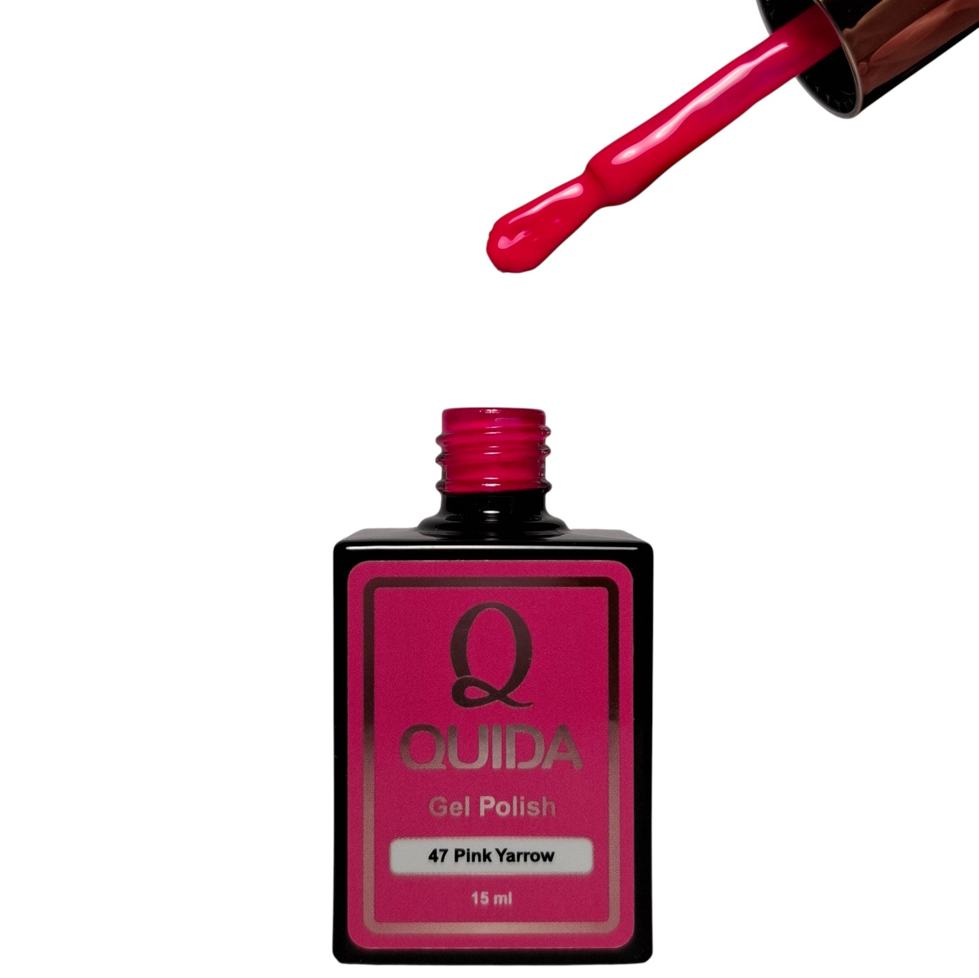 Gel Polish Pink Yarrow #47 – Diep Verzadigd Magenta-Roze met Rijke Gloed