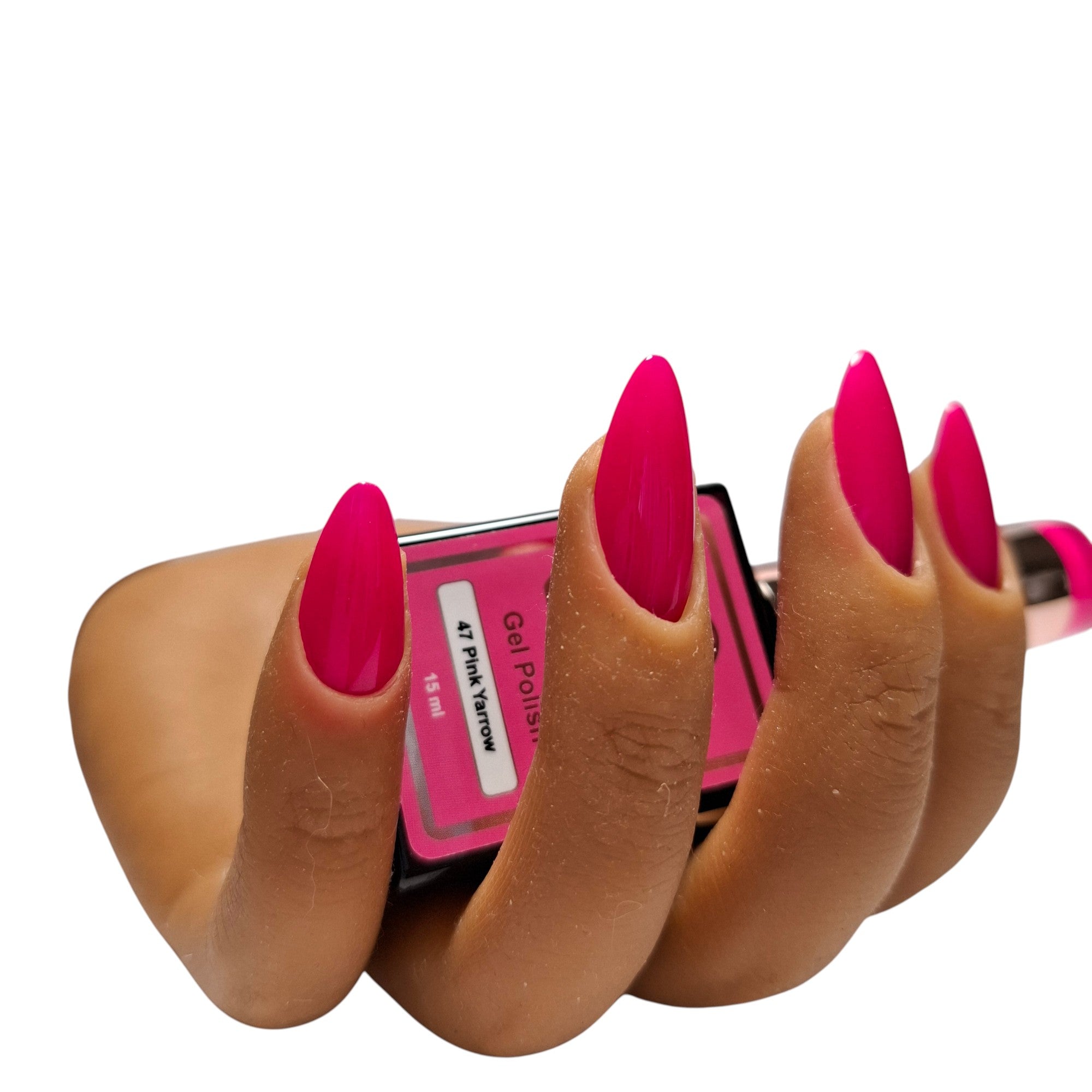 Gel Polish Pink Yarrow #47 – Diep Verzadigd Magenta-Roze met Rijke Gloed