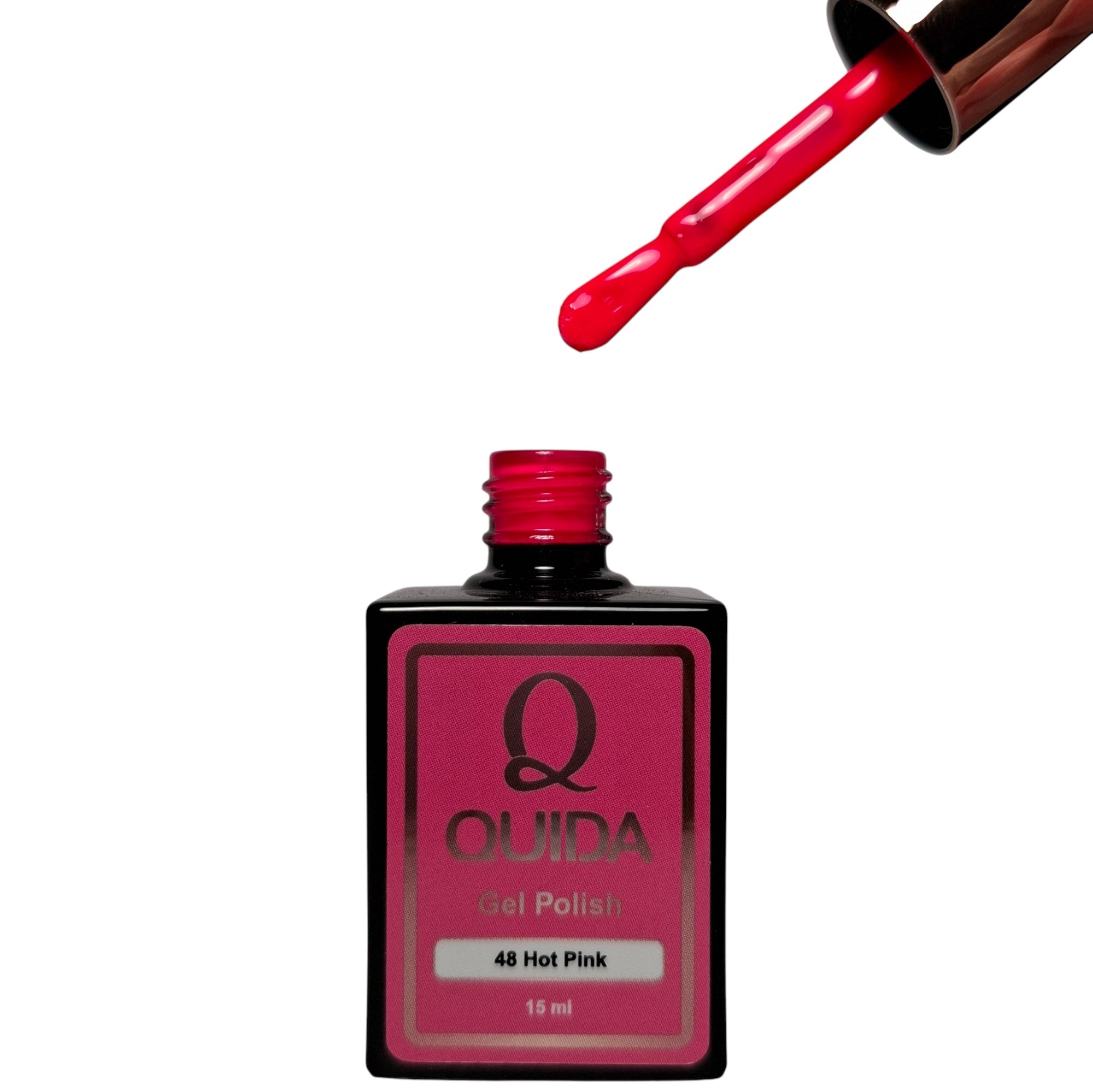 Gel Polish Hot Pink #48 – Klassiek Hot Pink met Volle Stralende Gloed