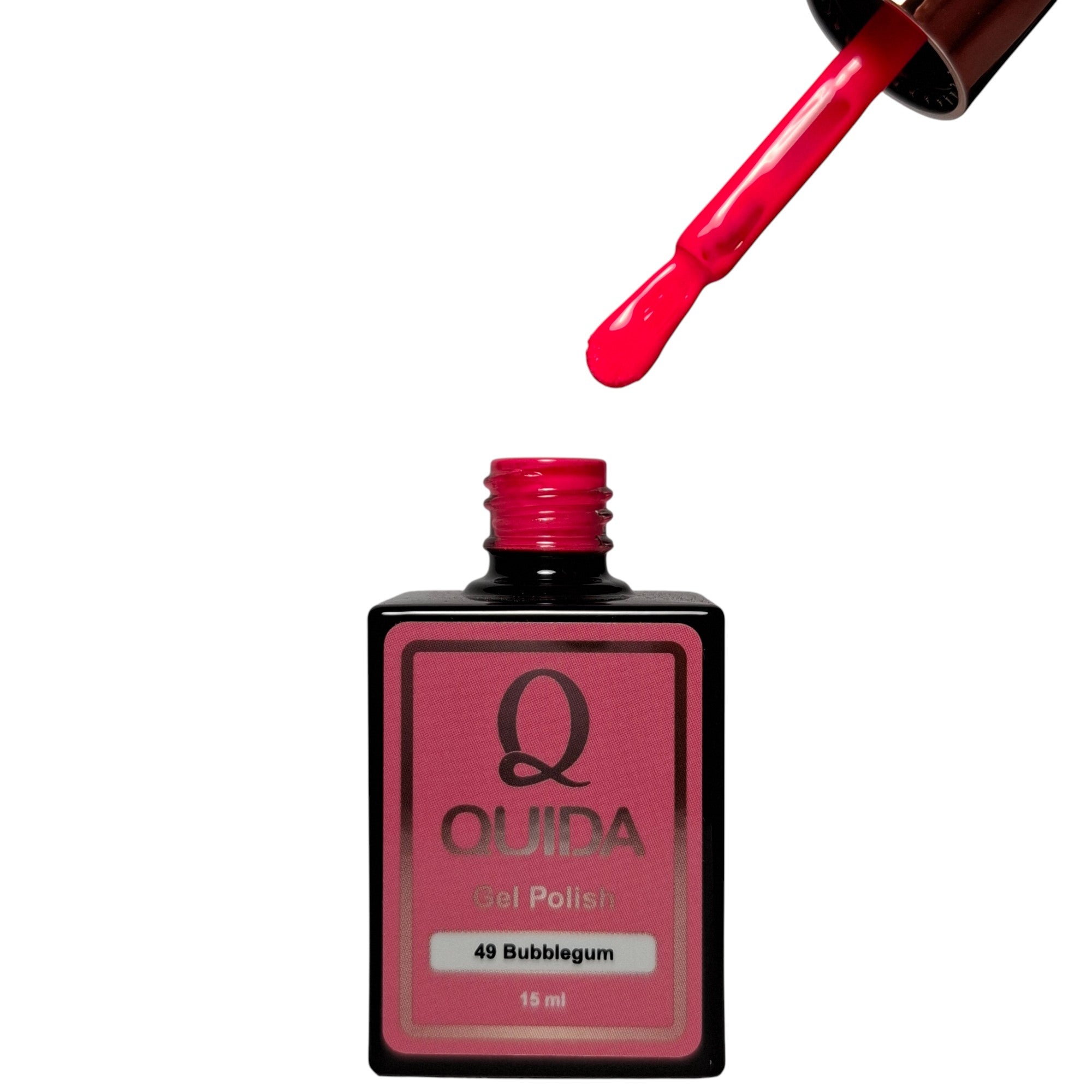 Gel Polish Bubblegum #49 – Intens Neon Fuchsia-Roze met Elektrische Gloed