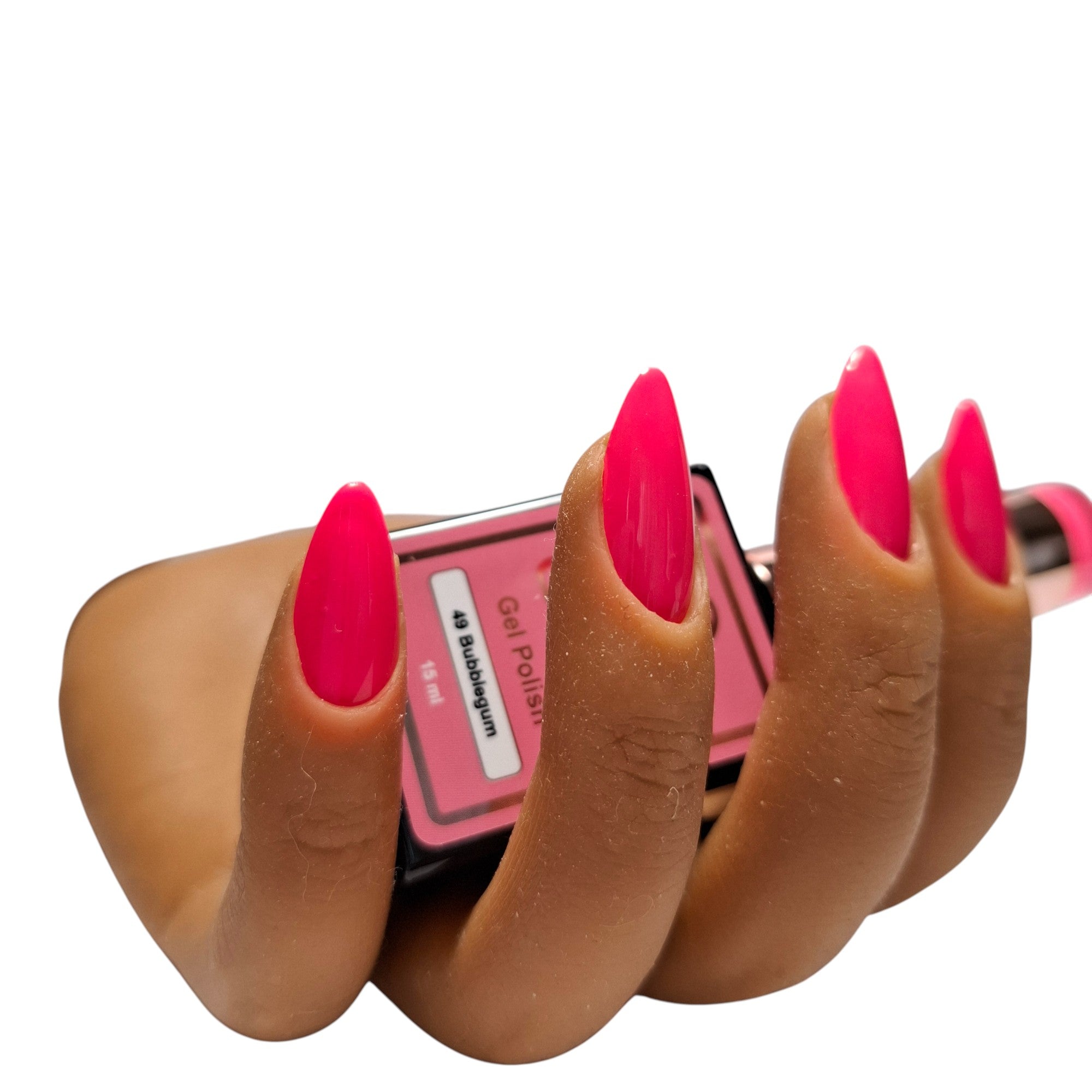Gel Polish Bubblegum #49 – Intens Neon Fuchsia-Roze met Elektrische Gloed