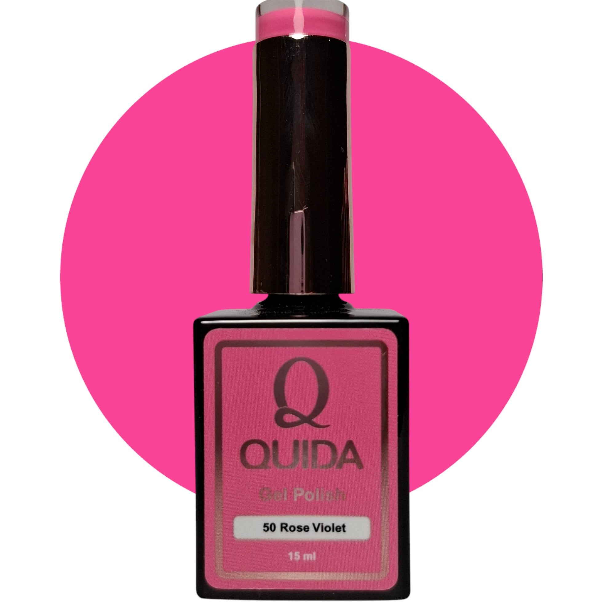 Gel Polish Rose Violet #50 – Warm Verzadigd Fuchsia-Roze met Violet Ondertoon