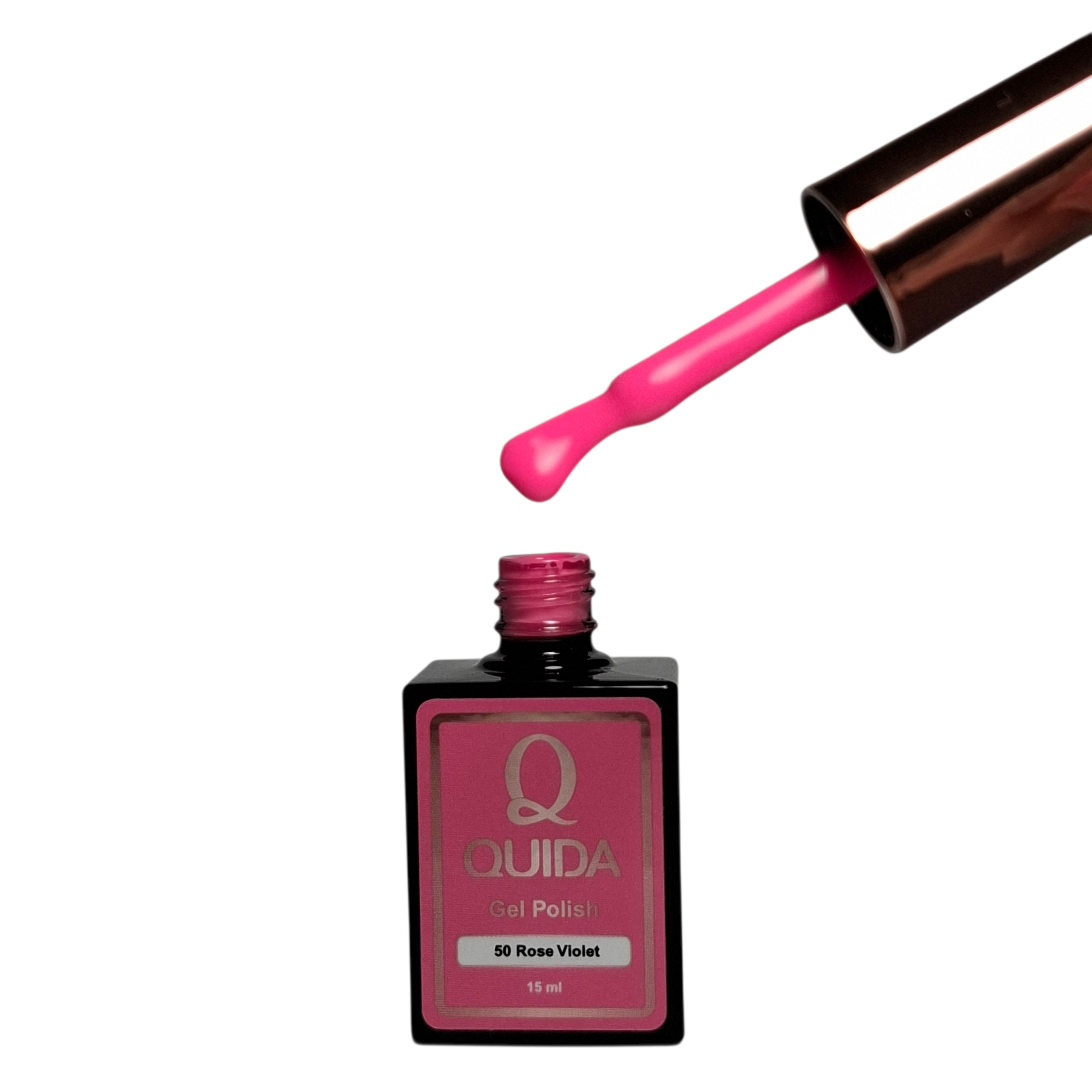 Gel Polish Rose Violet #50 – Warm Verzadigd Fuchsia-Roze met Violet Ondertoon