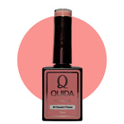 Gel Polish Dessert Flower #64 – Warm Gedempte Roze-Perzik met Romantische Gloed