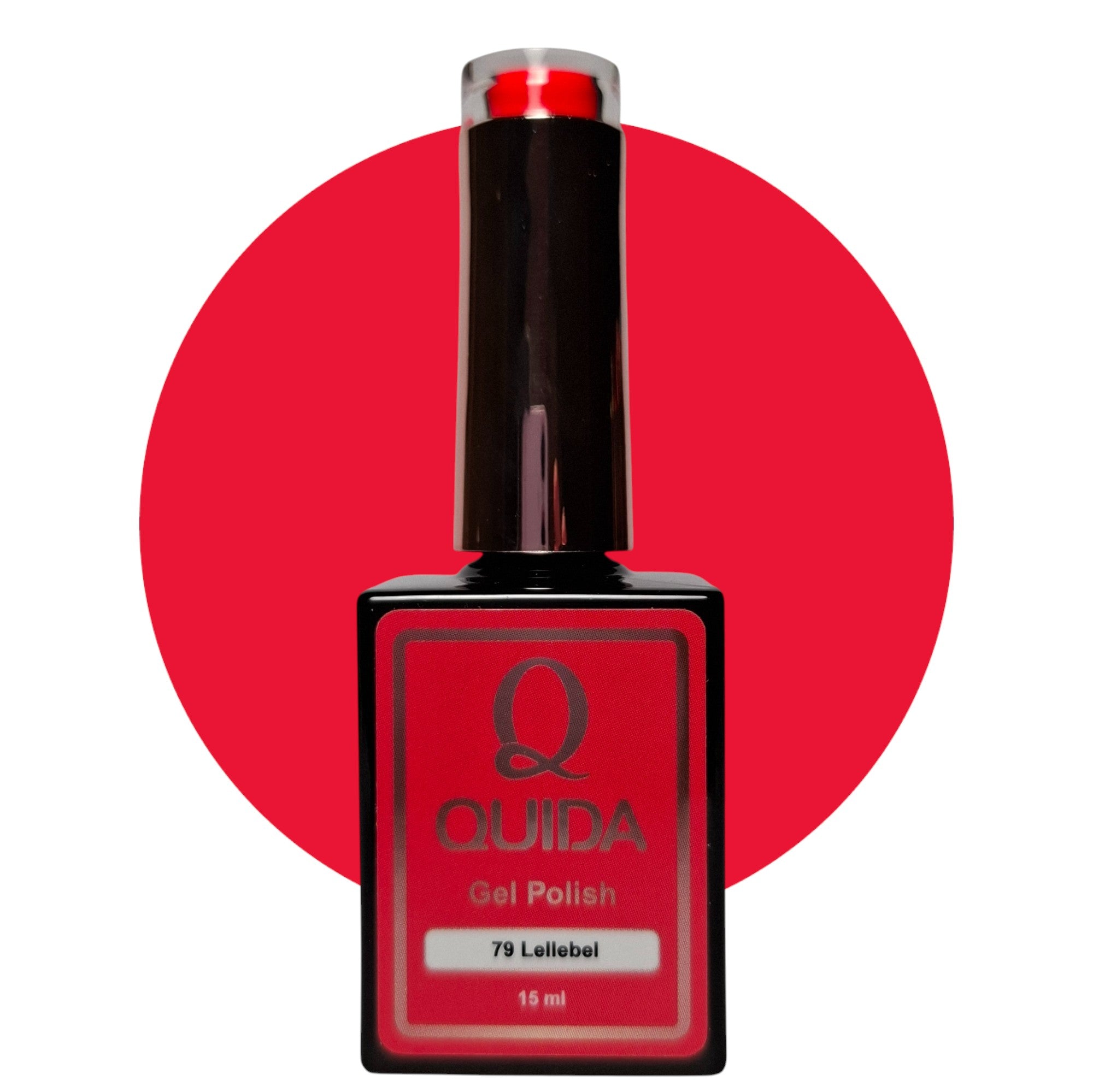 Gel Polish Lellebel #79 – Intens Neon Roze-Oranje voor Wie Gezien Wil Worden