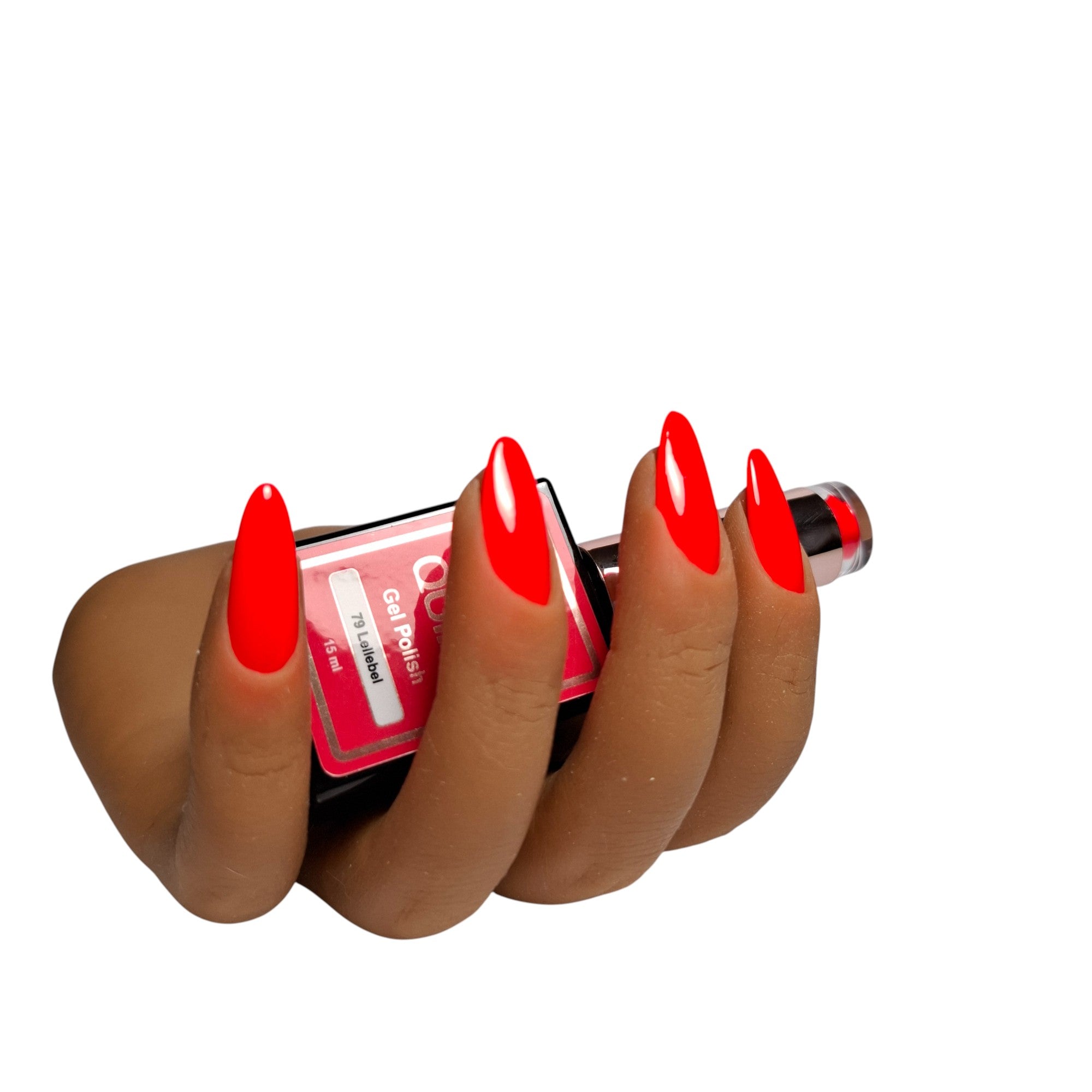 Gel Polish Lellebel #79 – Intens Neon Roze-Oranje voor Wie Gezien Wil Worden