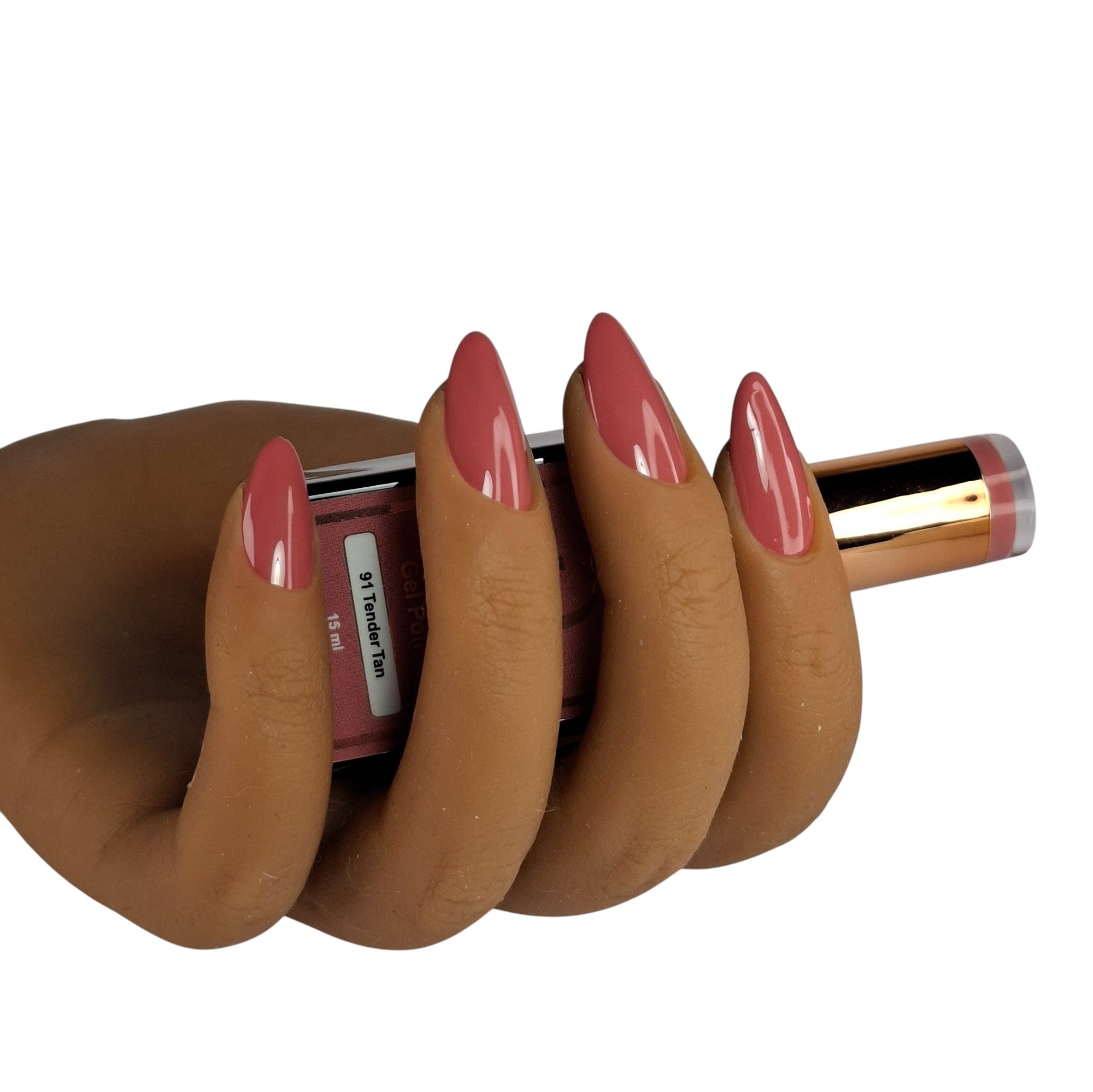 Gel Polish Tender Tan #91 – Warme Gedempte Roze-Koraal