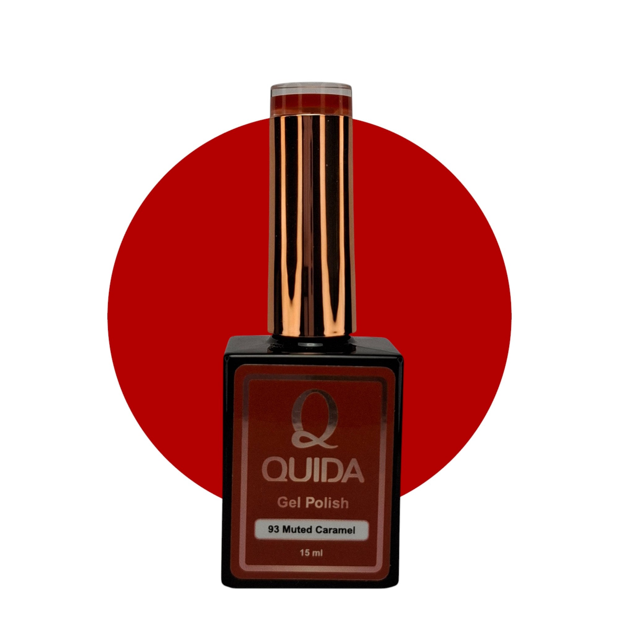 Gel Polish Muted Caramel #93 – Diep Roodoranje met Terracotta Gloed