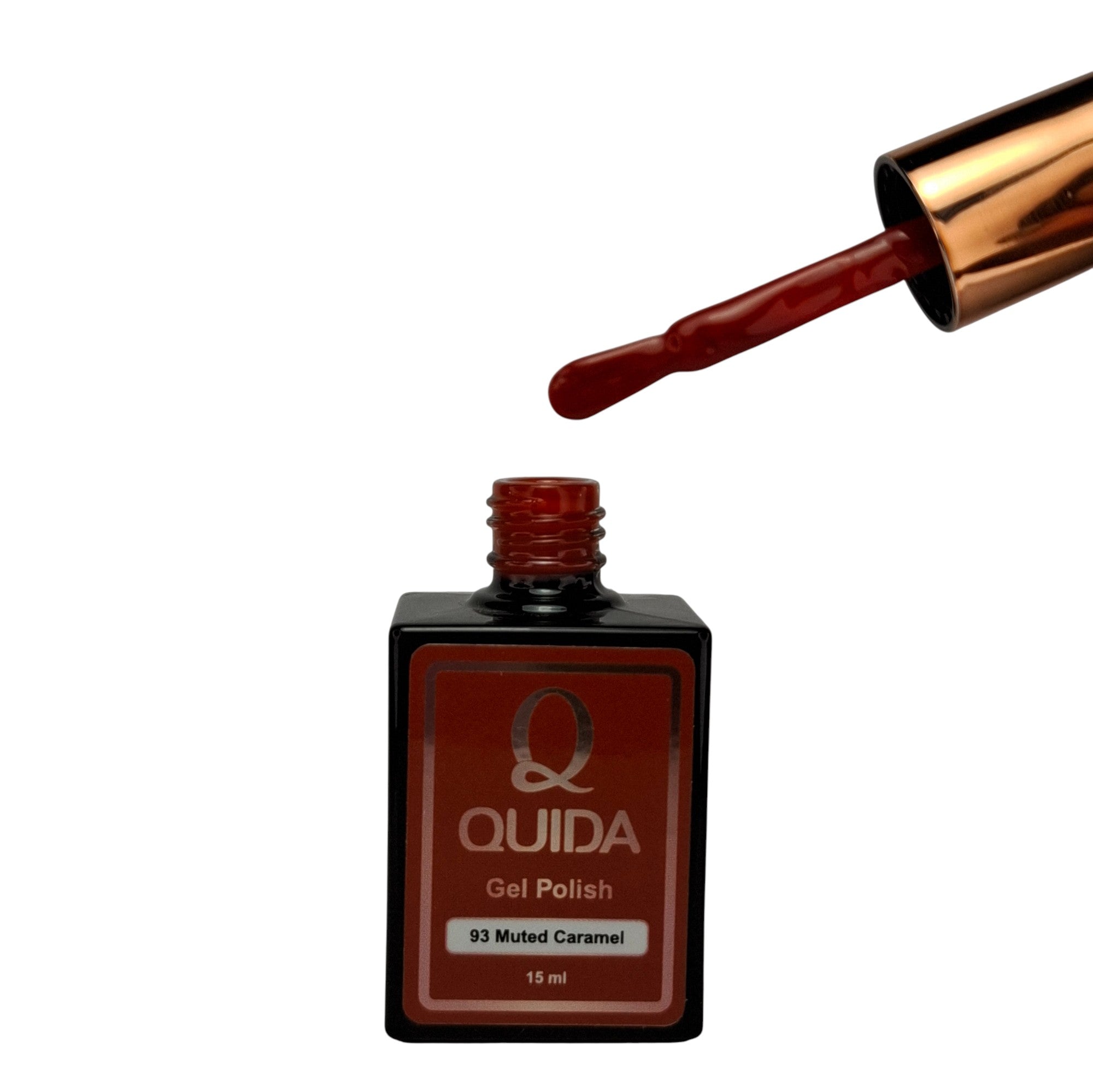 Gel Polish Muted Caramel #93 – Diep Roodoranje met Terracotta Gloed