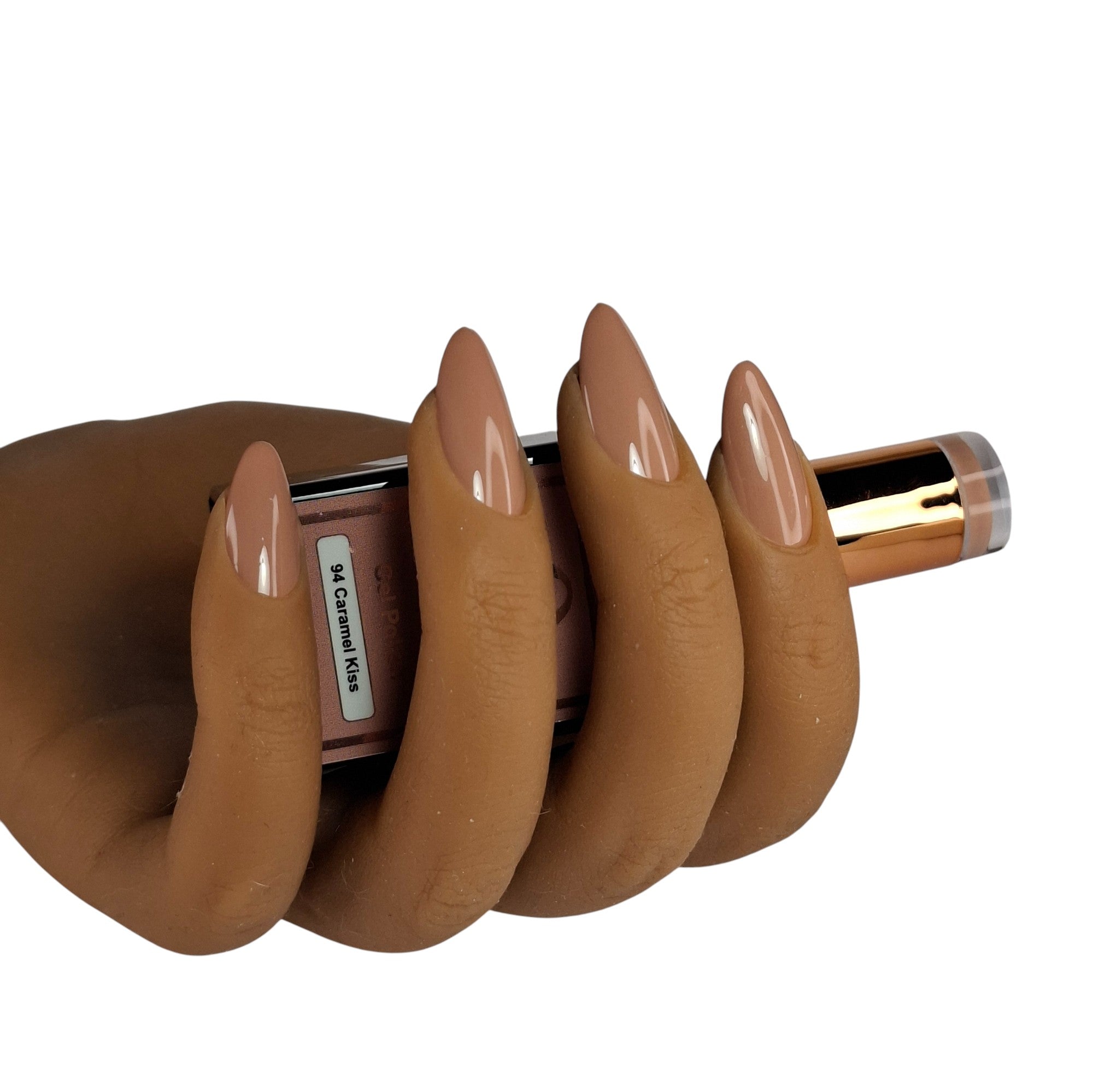 Gel Polish Caramel Kiss #94 – Zachte Roze-Beige Caramel