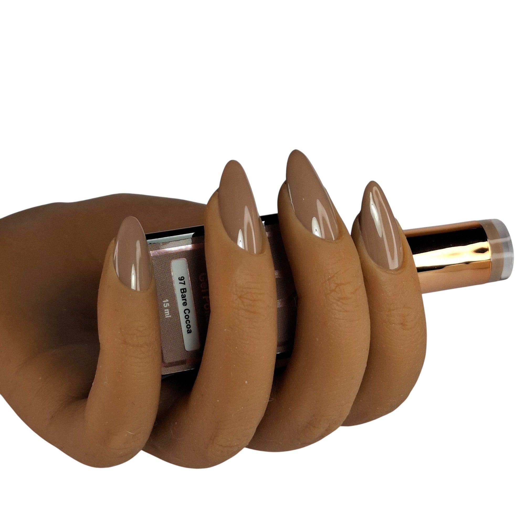 Gel Polish Bare Cocoa #97 – Warme Mokkabruine Nude