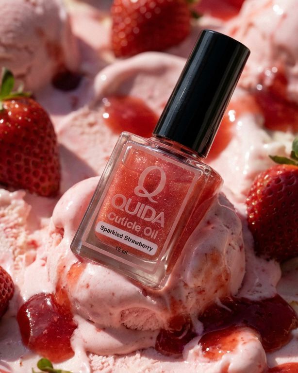 Quida Cuticle Oil | Sparkled Strawberry | 15 ml