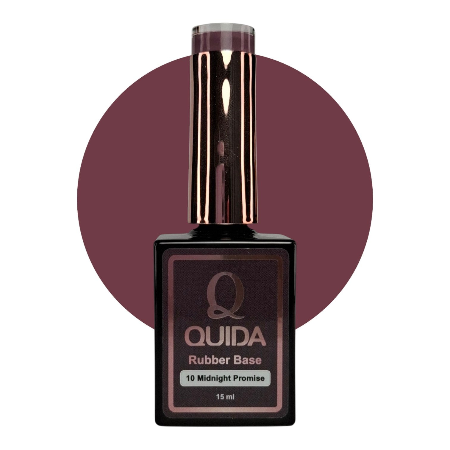 Rubber Base Midnight Promise #10 – Diepe Donkere Mauve met Mysterieuze Paarse Ondertoon