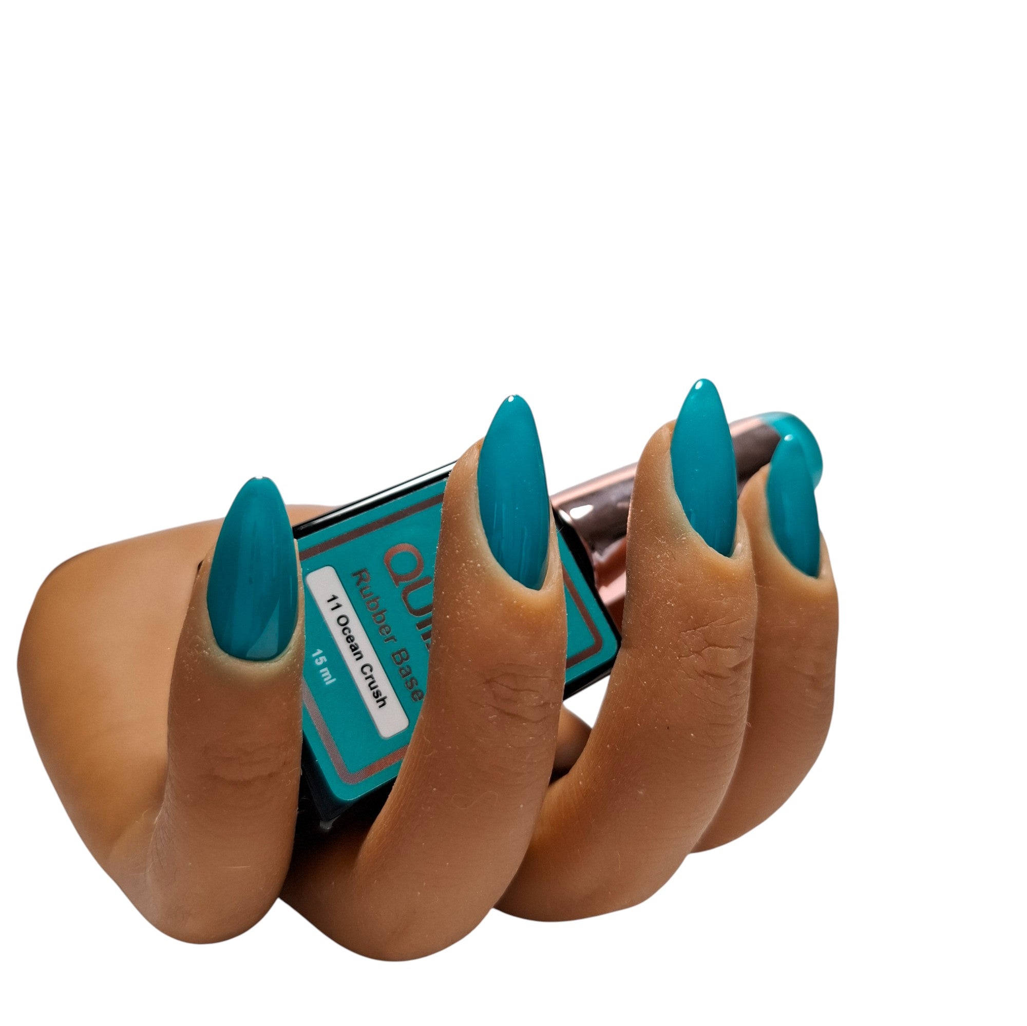 Rubber Base Ocean Crush #11 – Helder Levendig Turquoise met Tropische Blauwe Gloed