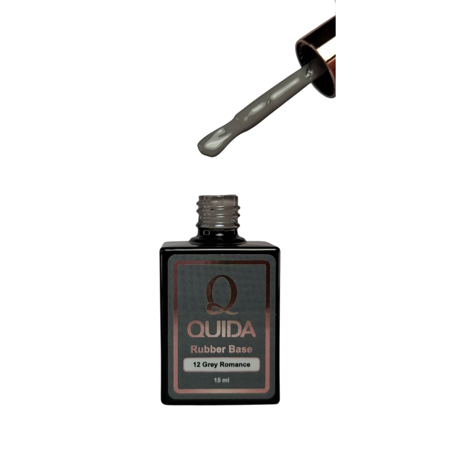 Rubber Base Grey Romance #12 – Koele Gedempte Grijs met Zachte Blauwe Ondertoon