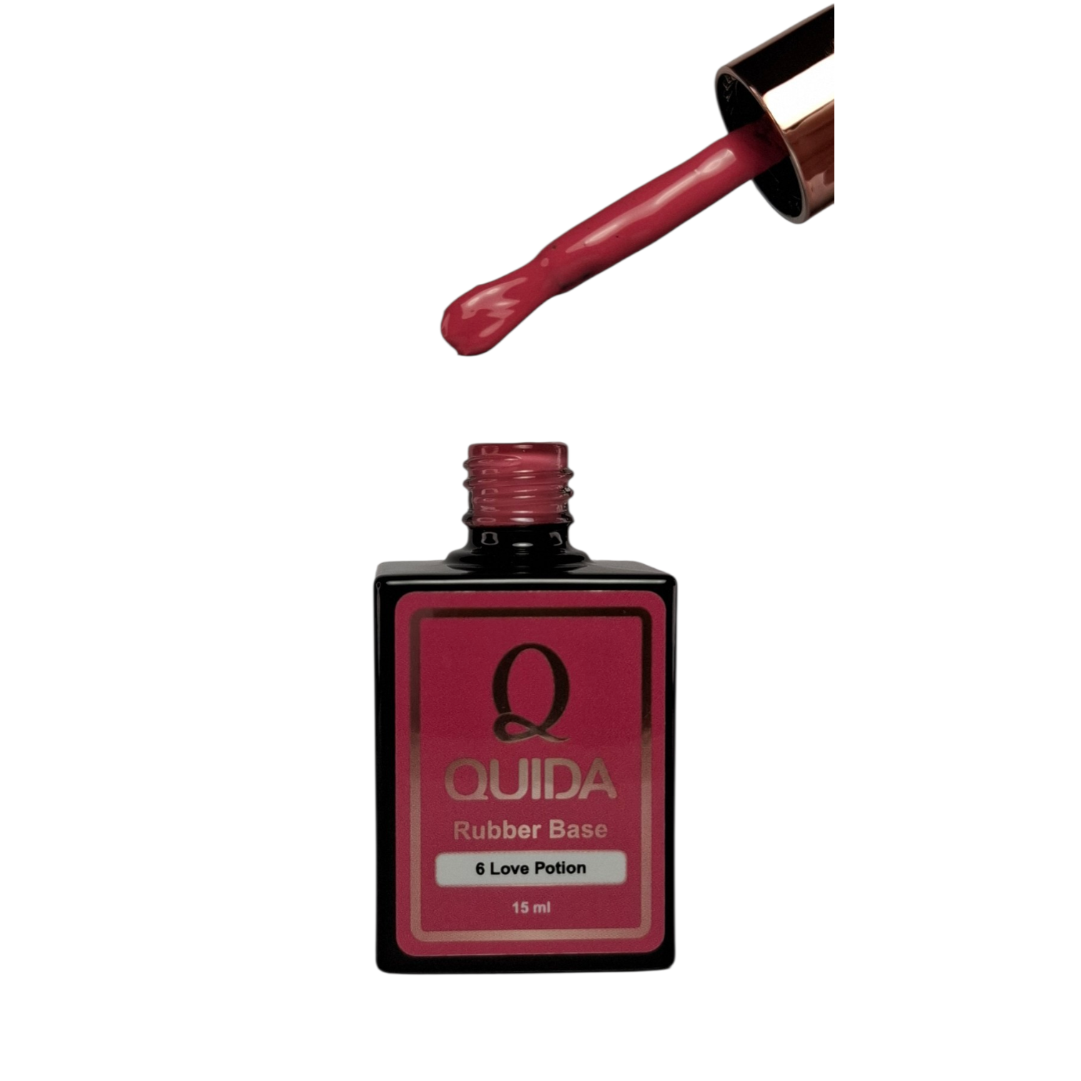 Rubber Base Love Potion #6 – Intens Stralend Fuchsia-Roze met Warme Levendige Gloed