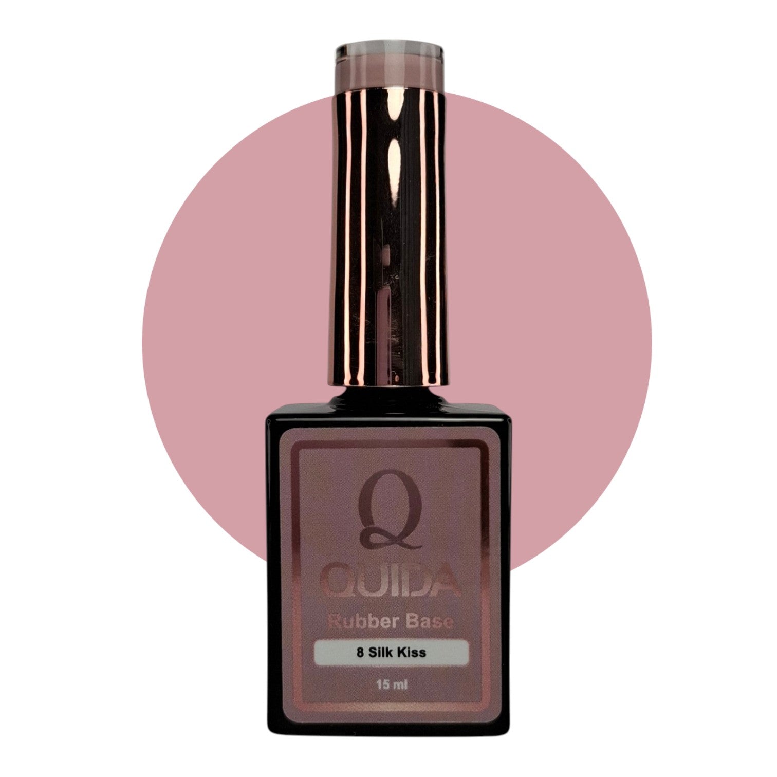 Rubber Base Silk Kiss #8 – Poederig Zijdezacht Blush-Roze met Warme Beige Ondertoon