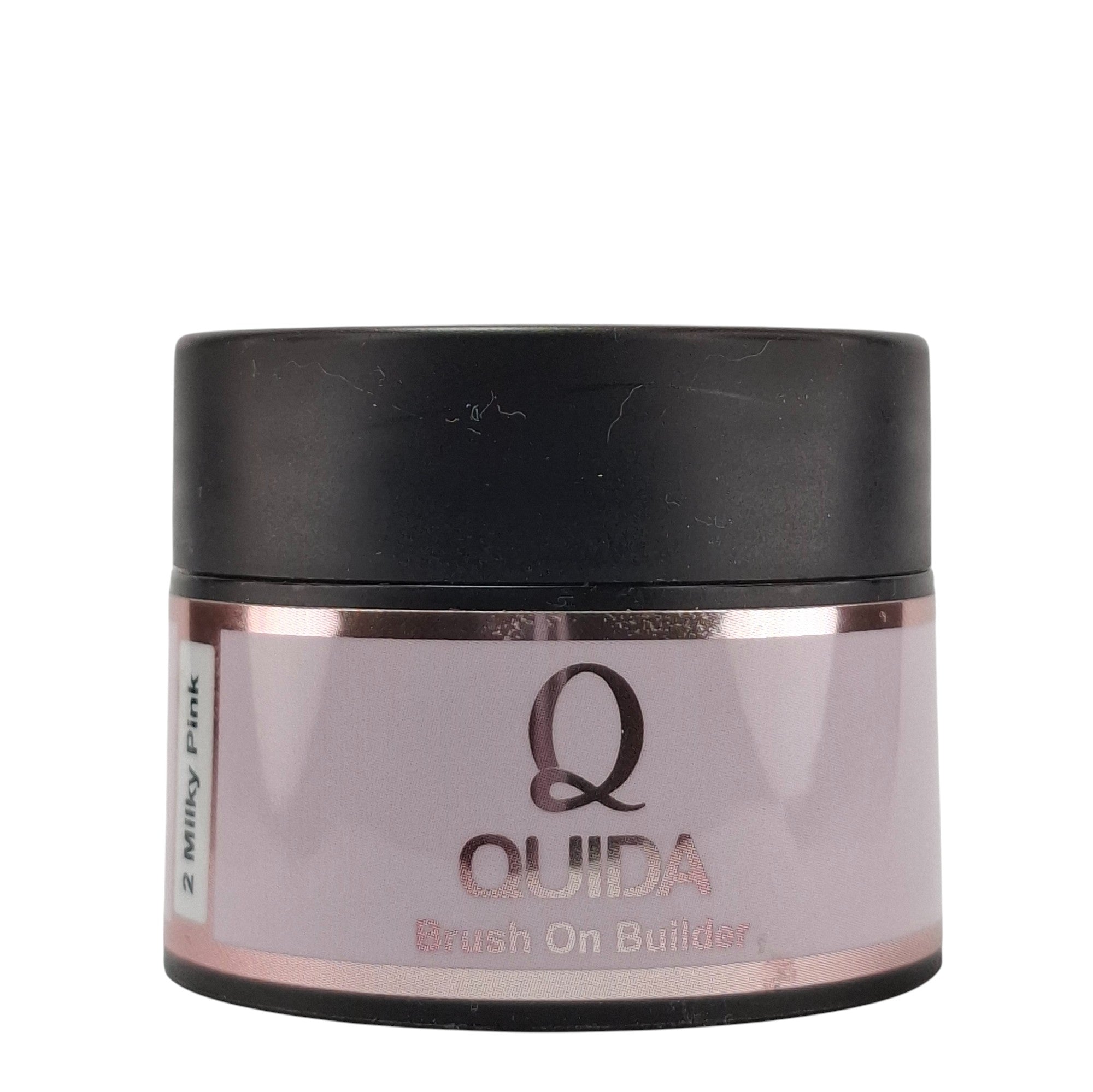 Quida Brush On Builder Milky Pink #02 - Zachte Roze voor Babyboom & BIAB, 15 gr