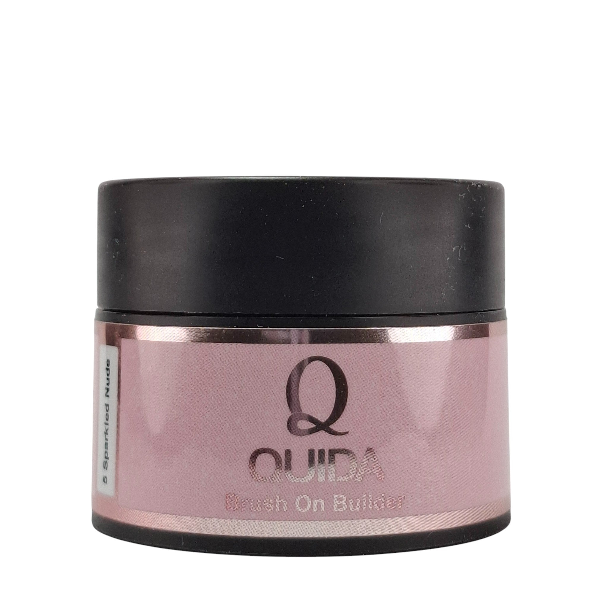 Quida Brush On Builder Sparkled Nude #05 - Roze-Beige Nude met Zilveren Shimmer & BIAB, 15 gr