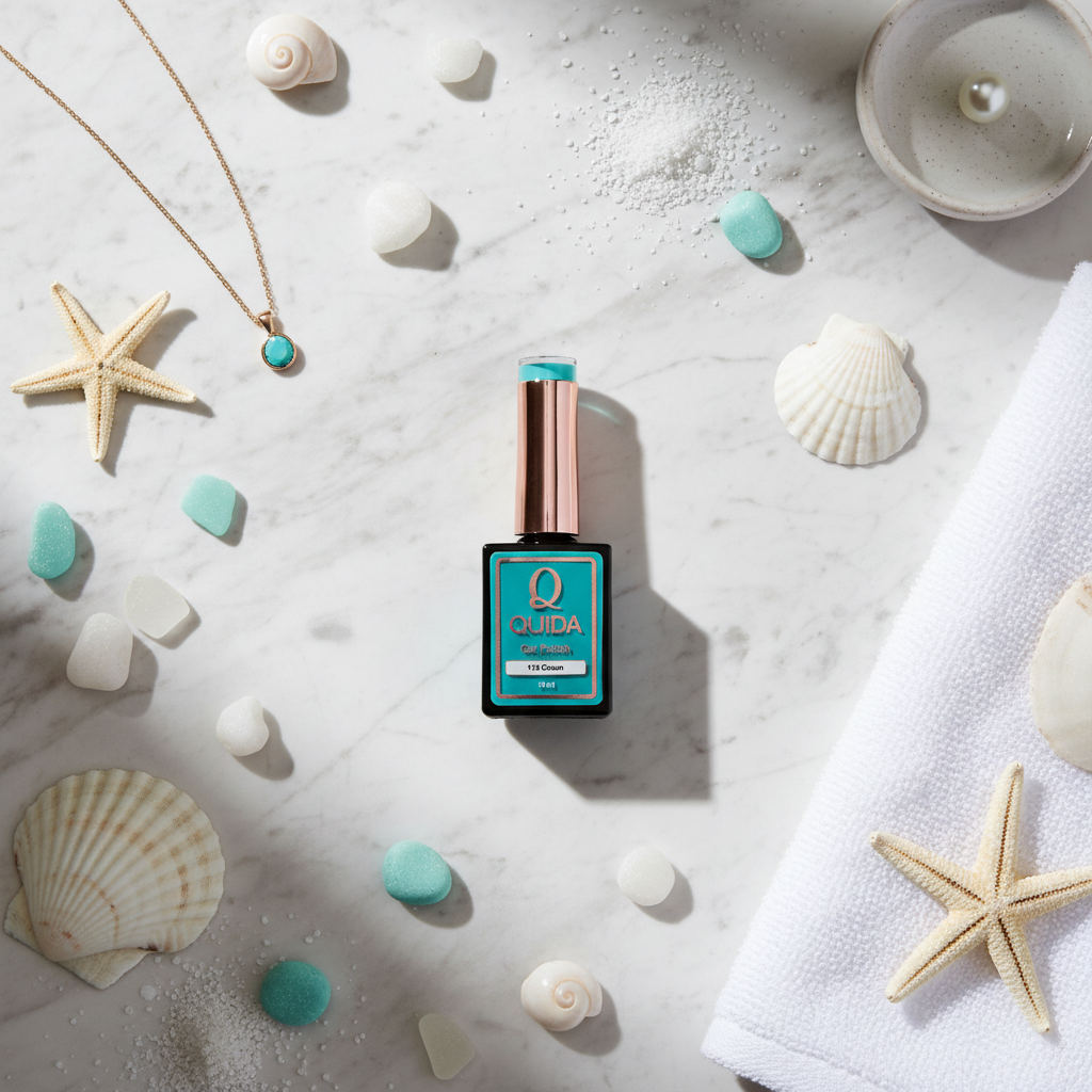 Flatlay zomer compositie