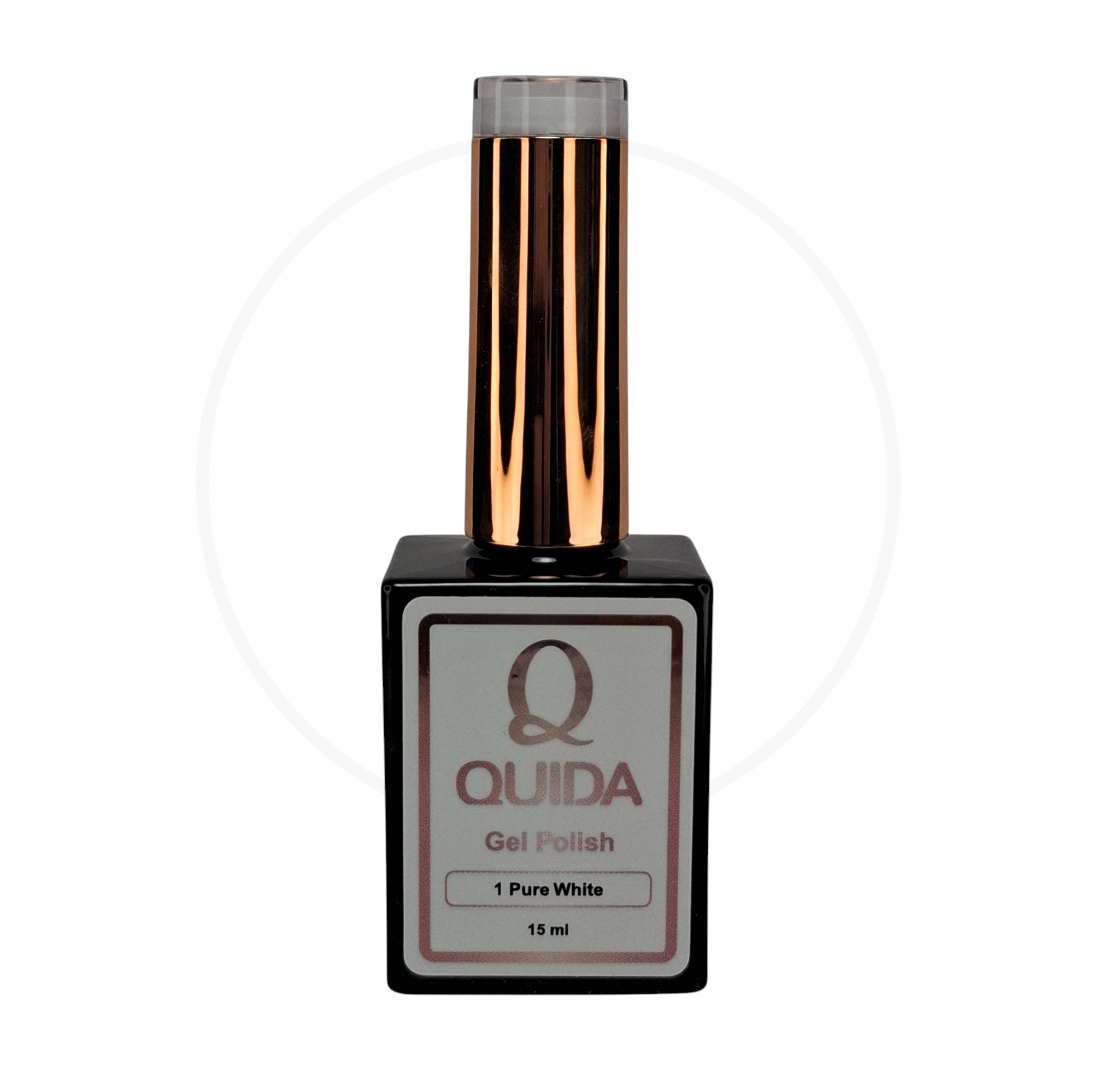 Gel Polish Pure White #1 – Stralend Wit Zonder Ondertoon, Puur en Absoluut Dekkend