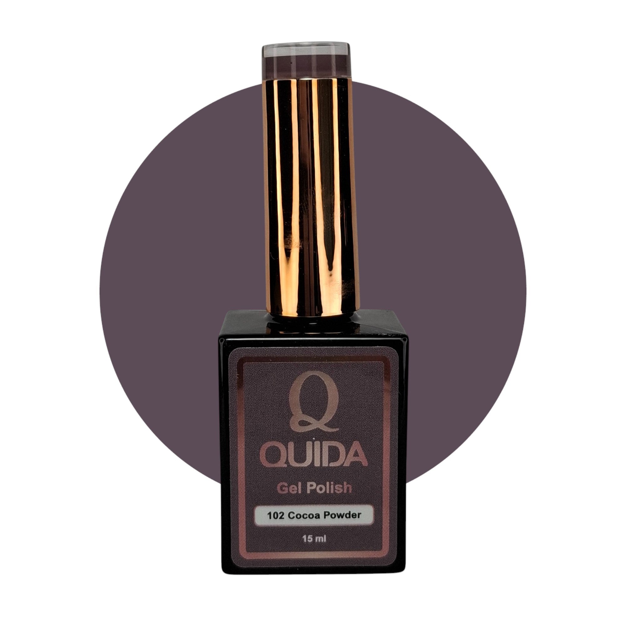 Gel Polish Cocoa Powder #102 – Koele Bruinlila Gel Nagellak