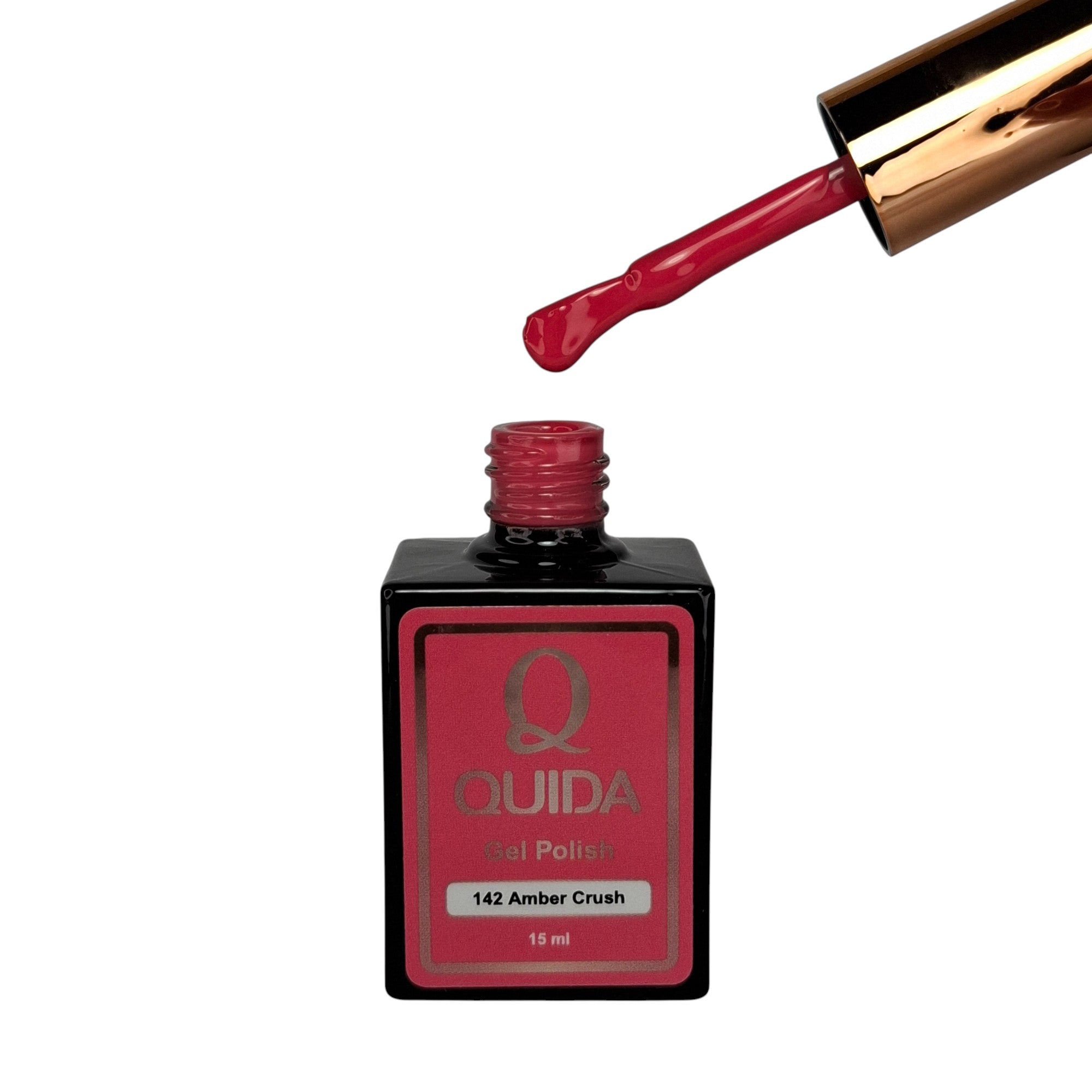 Gel Polish Amber Crush #142 – Intens Fuchsia Roze