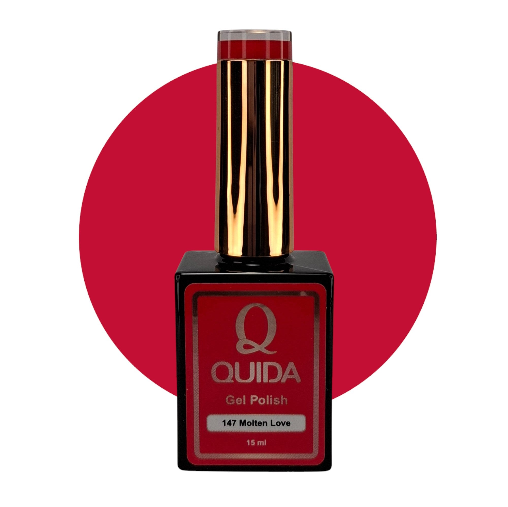 Gel Polish Molten Love #147 – Intens Vurig Rood